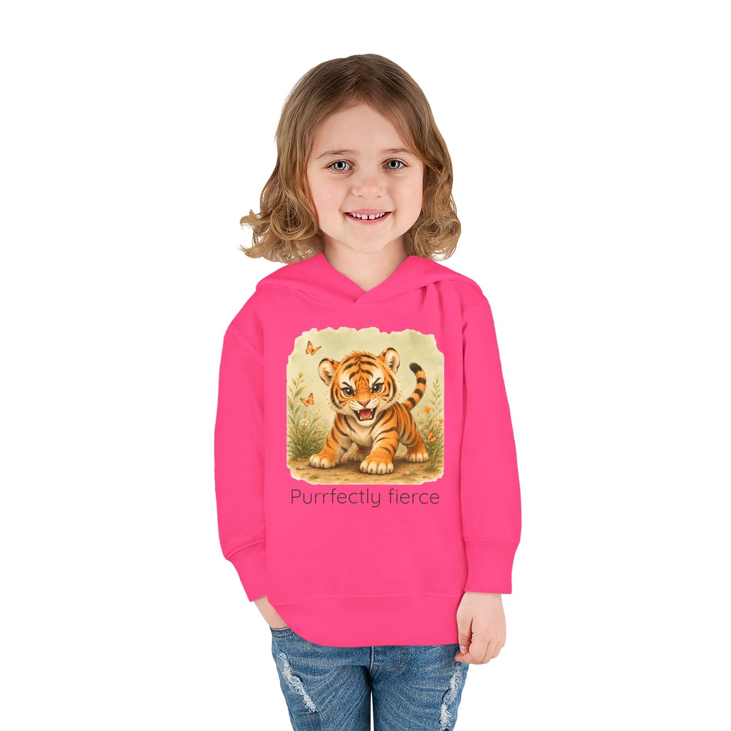 Tiger Toddler Hoodie — Gender Neutral Sweatshirt