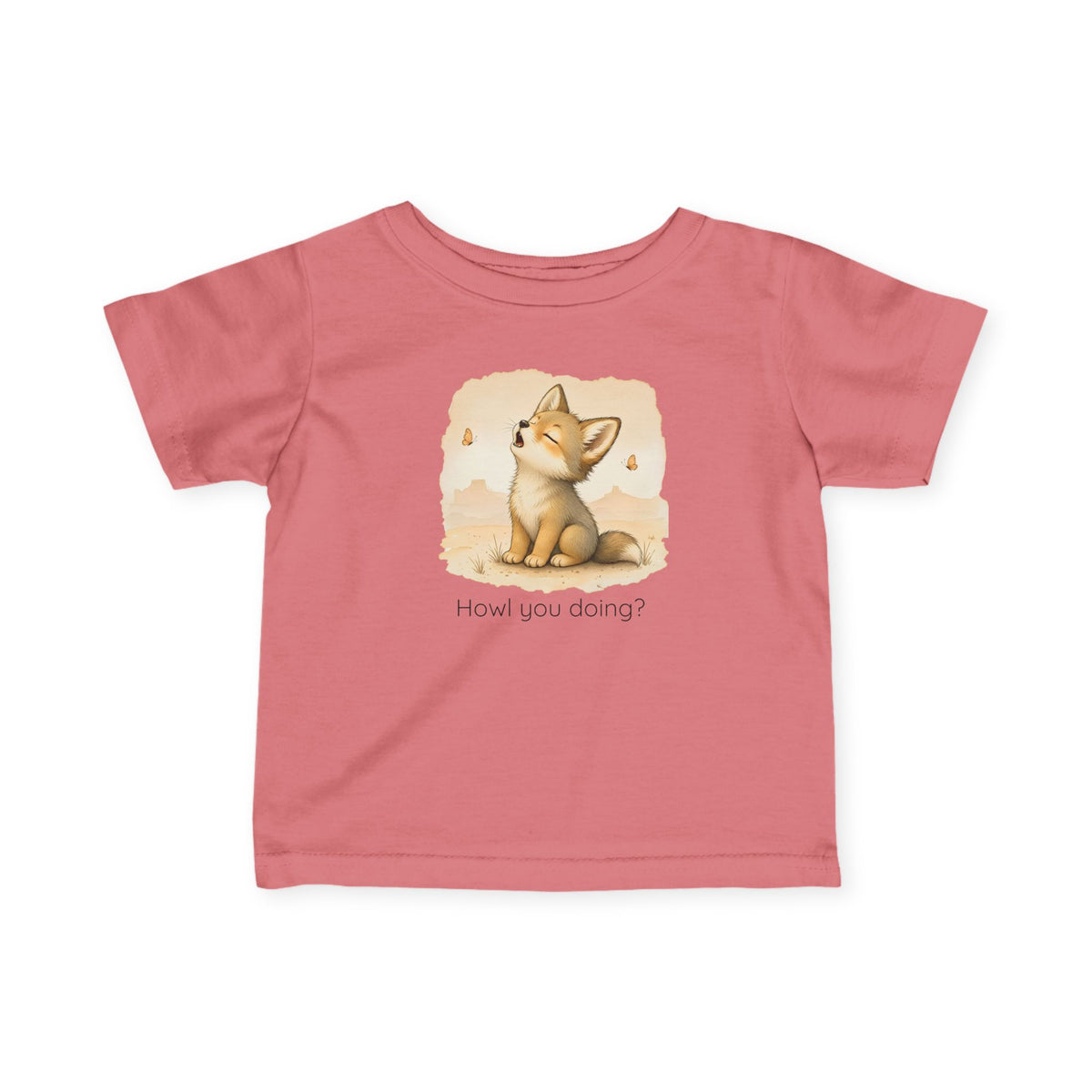 Coyote Infant T-Shirt — Cute Gender Neutral Tee