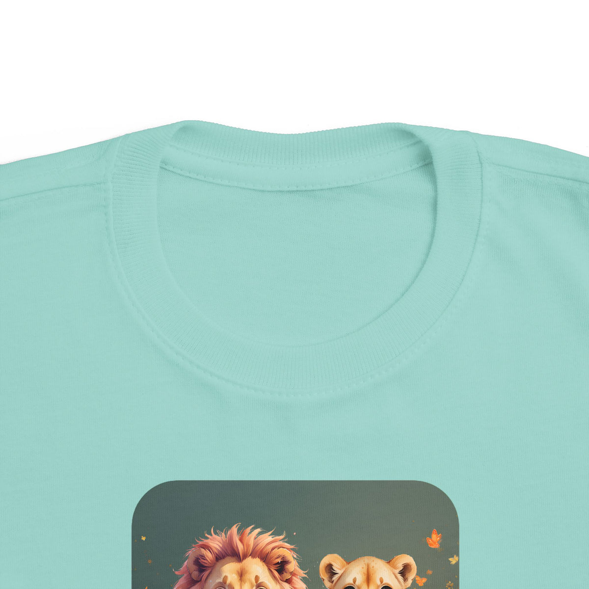 Lion print toddler t-shirt in Mauvelous, gender-neutral kids clothing
