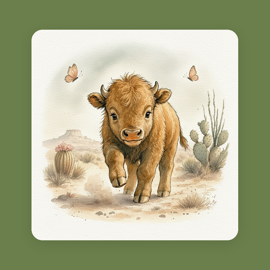 Buffalo — Fierce & Sweet Southwest Critters