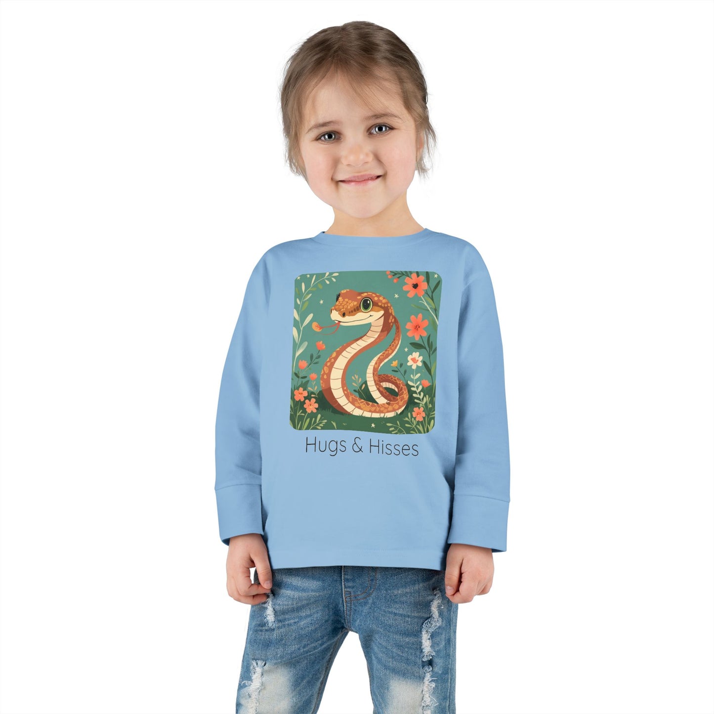 Snake Toddler Long Sleeve Shirt — Gender Neutral Tee