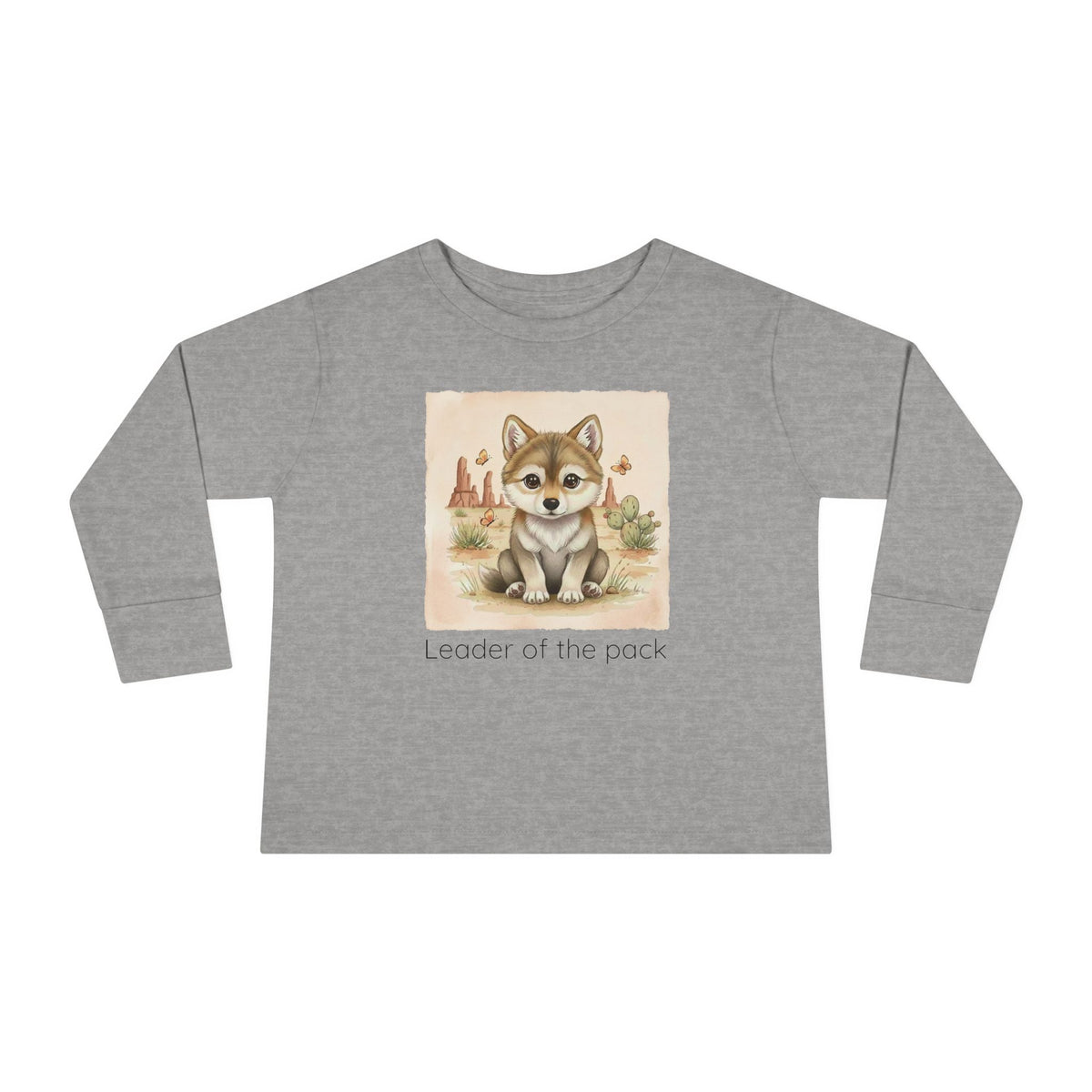 Wolf Toddler Long Sleeve Shirt