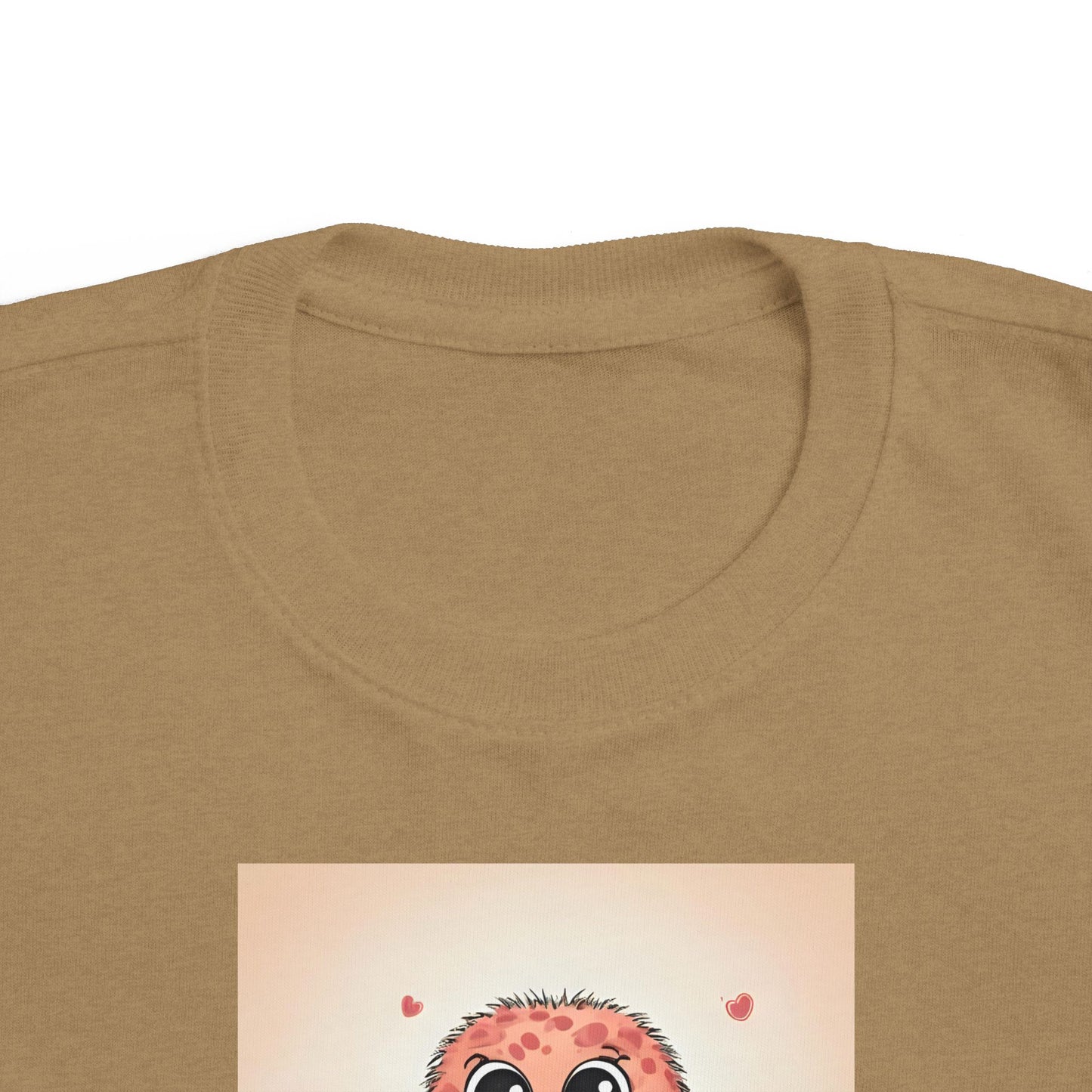 Spider print toddler t-shirt in Saltwater, gender-neutral kids clothing