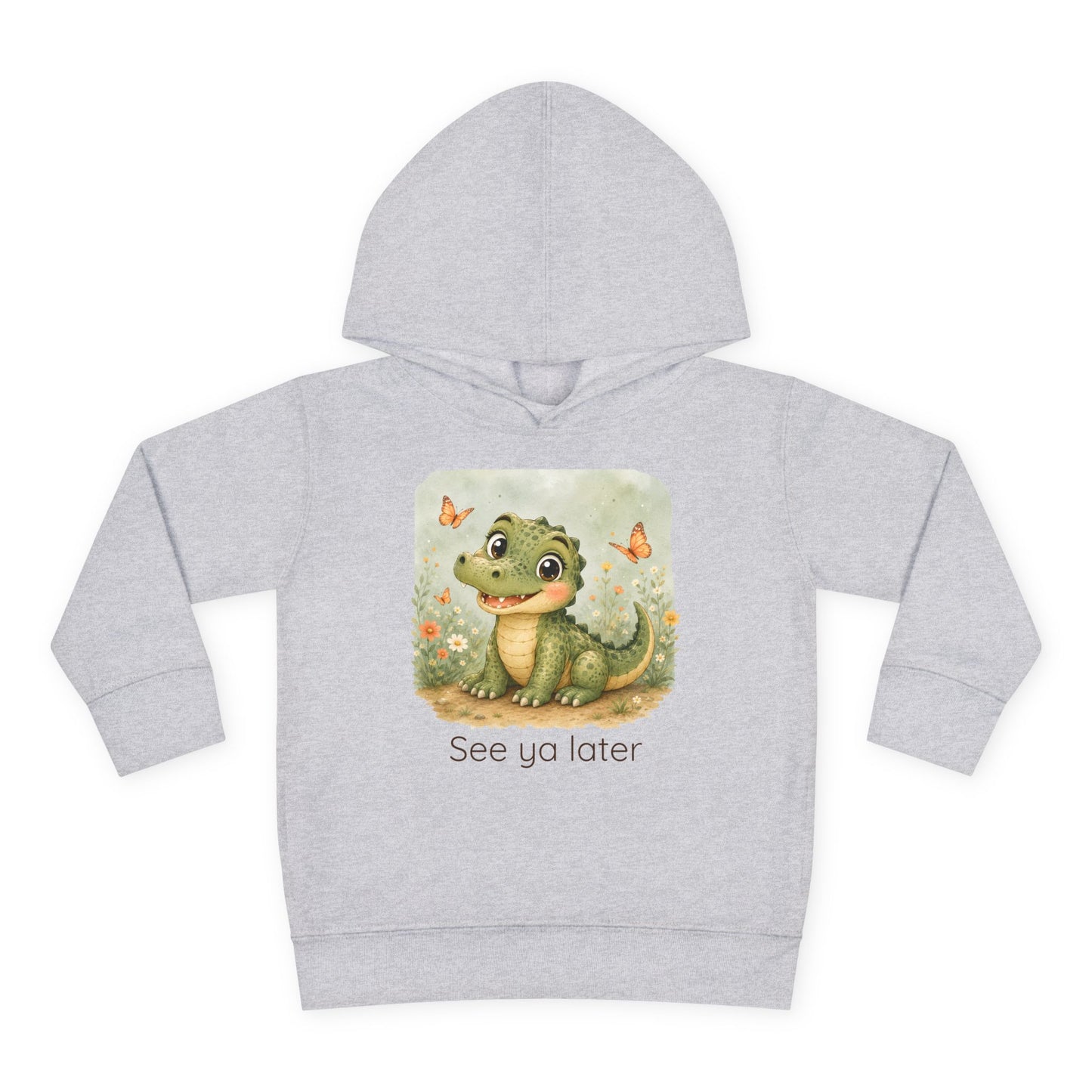 Alligator Toddler Hoodie — Gender Neutral Sweatshirt