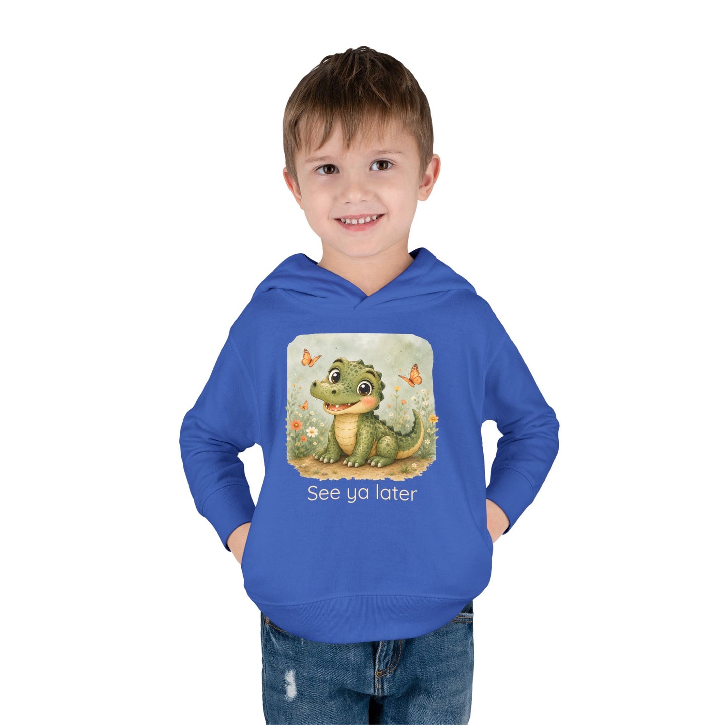 Alligator Toddler Hoodie — Gender Neutral Sweatshirt