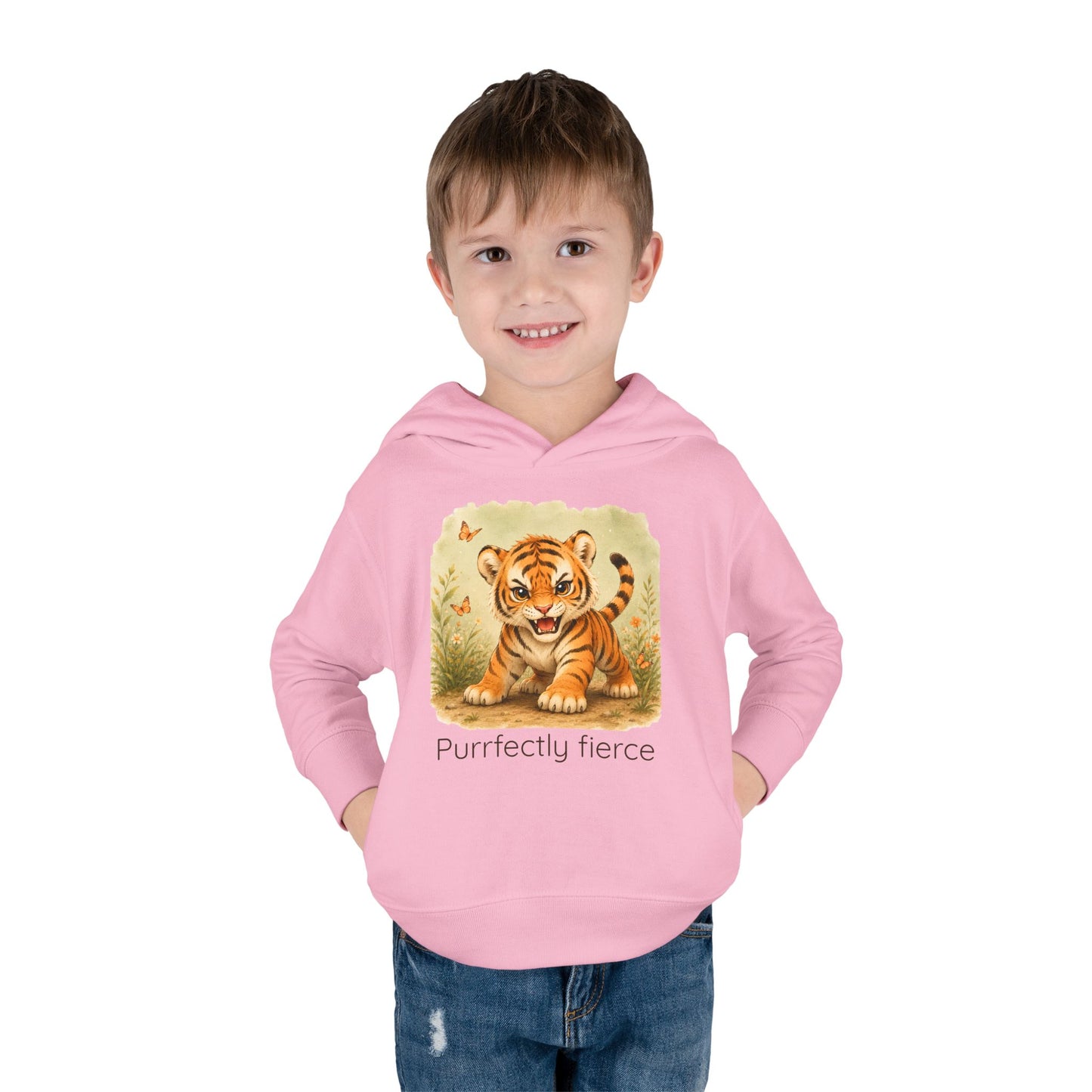 Tiger Toddler Hoodie — Gender Neutral Sweatshirt