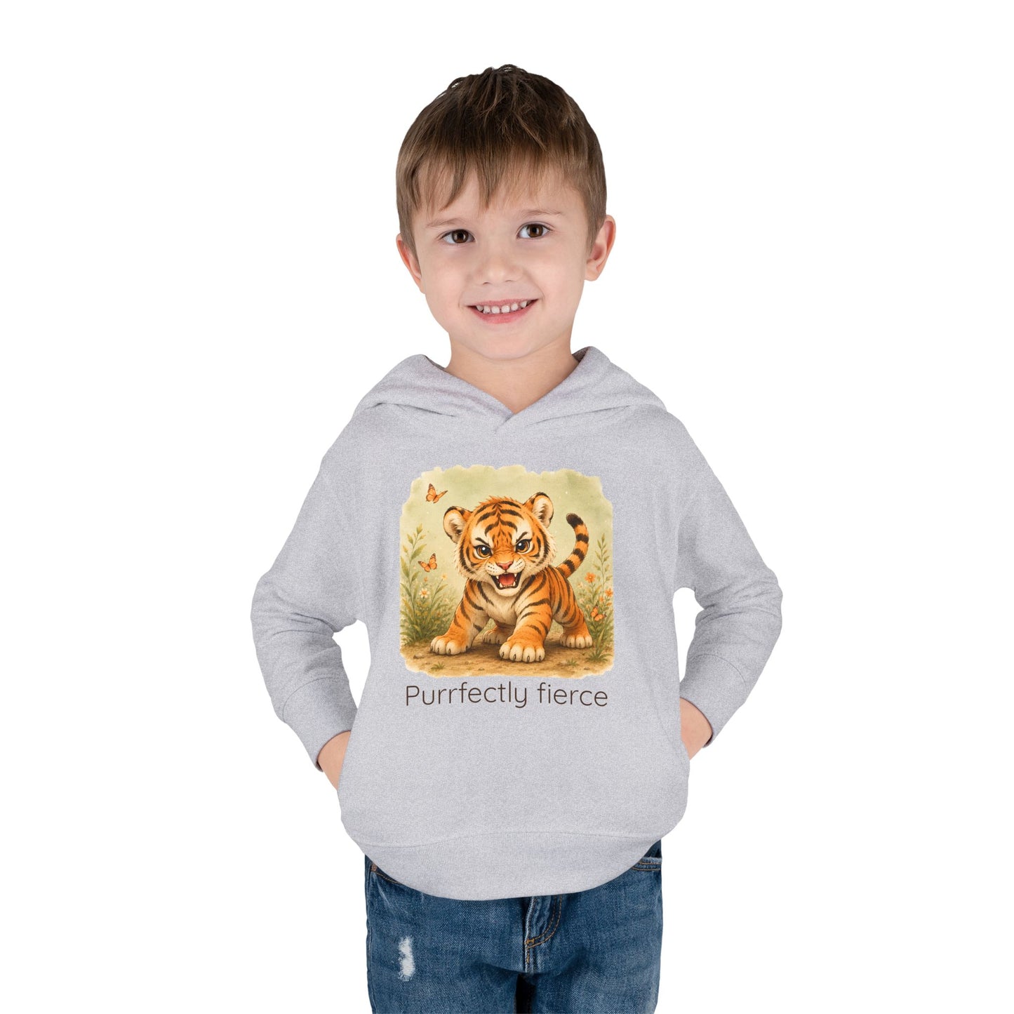 Tiger Toddler Hoodie — Gender Neutral Sweatshirt