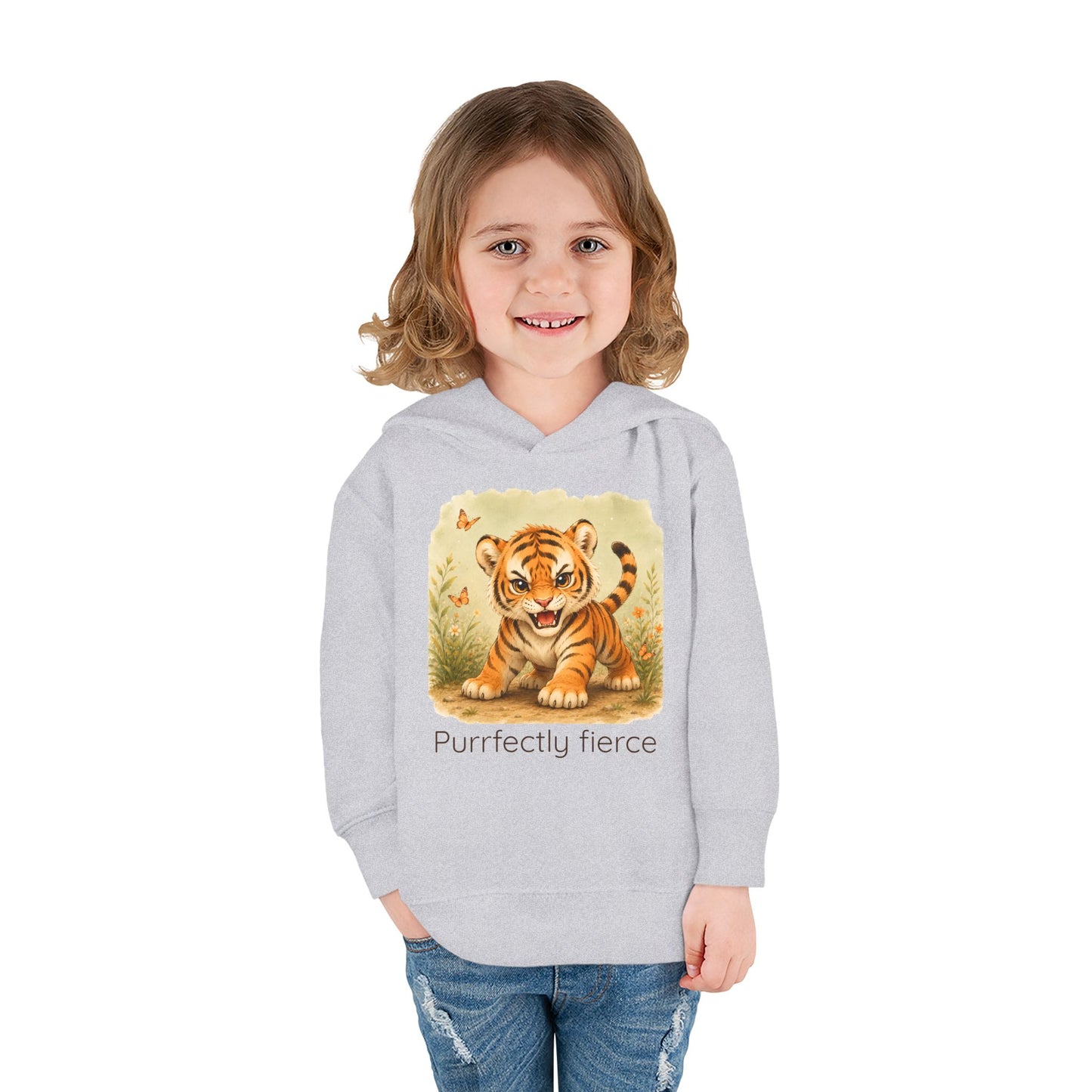 Tiger Toddler Hoodie — Gender Neutral Sweatshirt