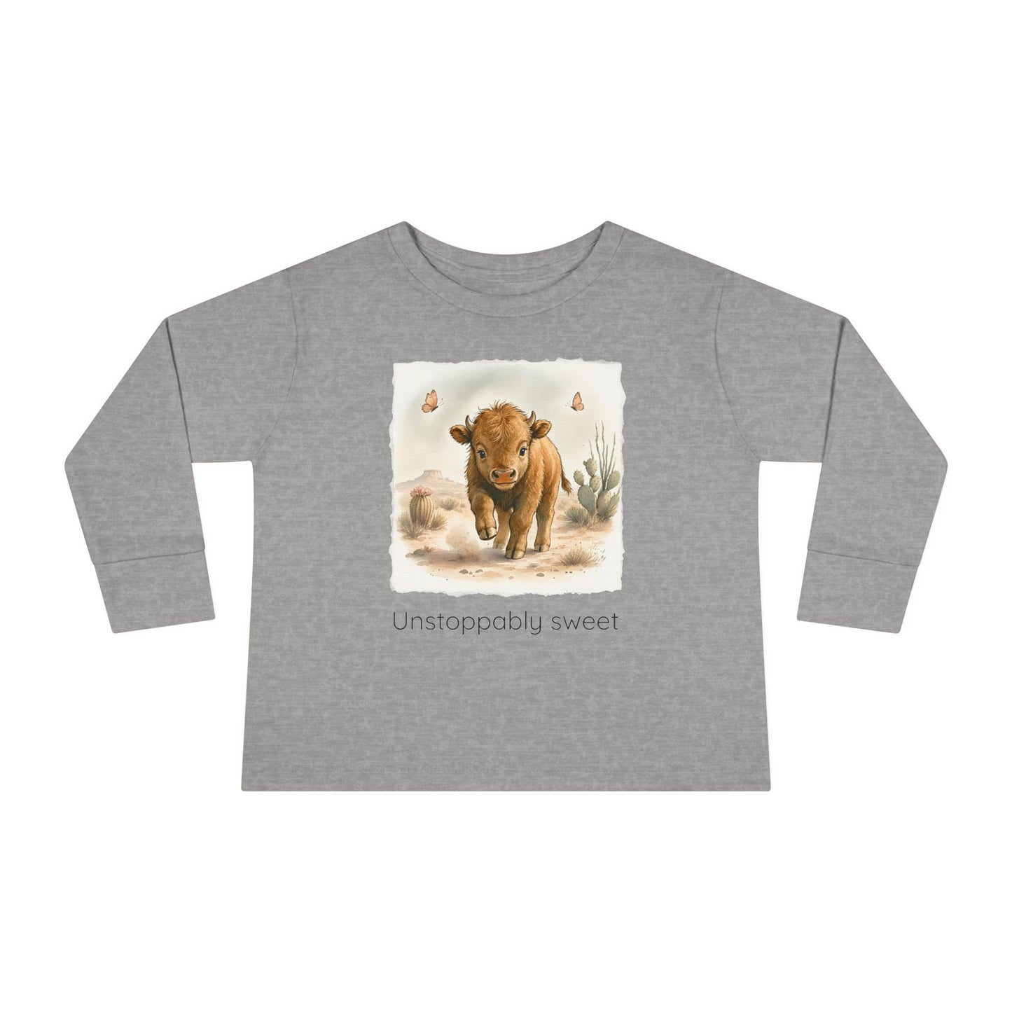 Buffalo Toddler Long Sleeve Shirt — Gender Neutral Tee