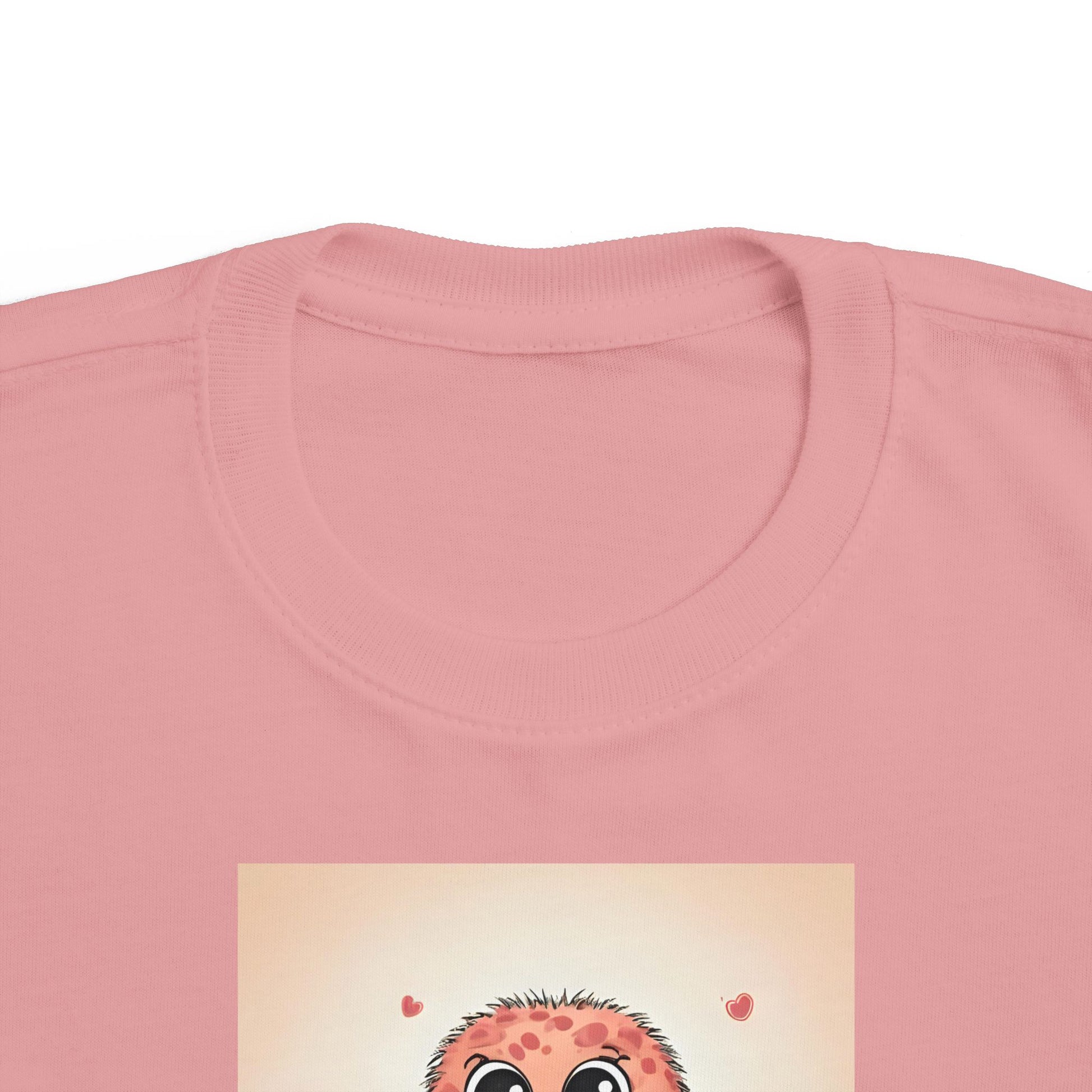 Spider print toddler t-shirt in Vintage Coyote Brown, gender-neutral kids clothing