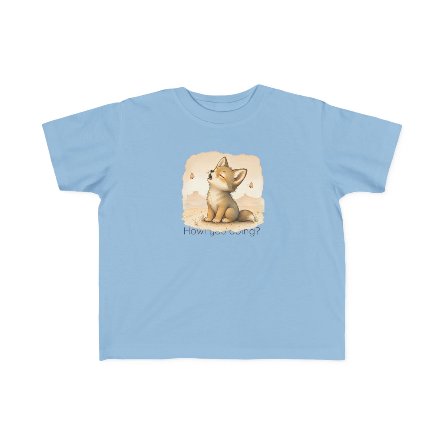 Coyote Toddler T-Shirt — Gender Neutral Animal Tee