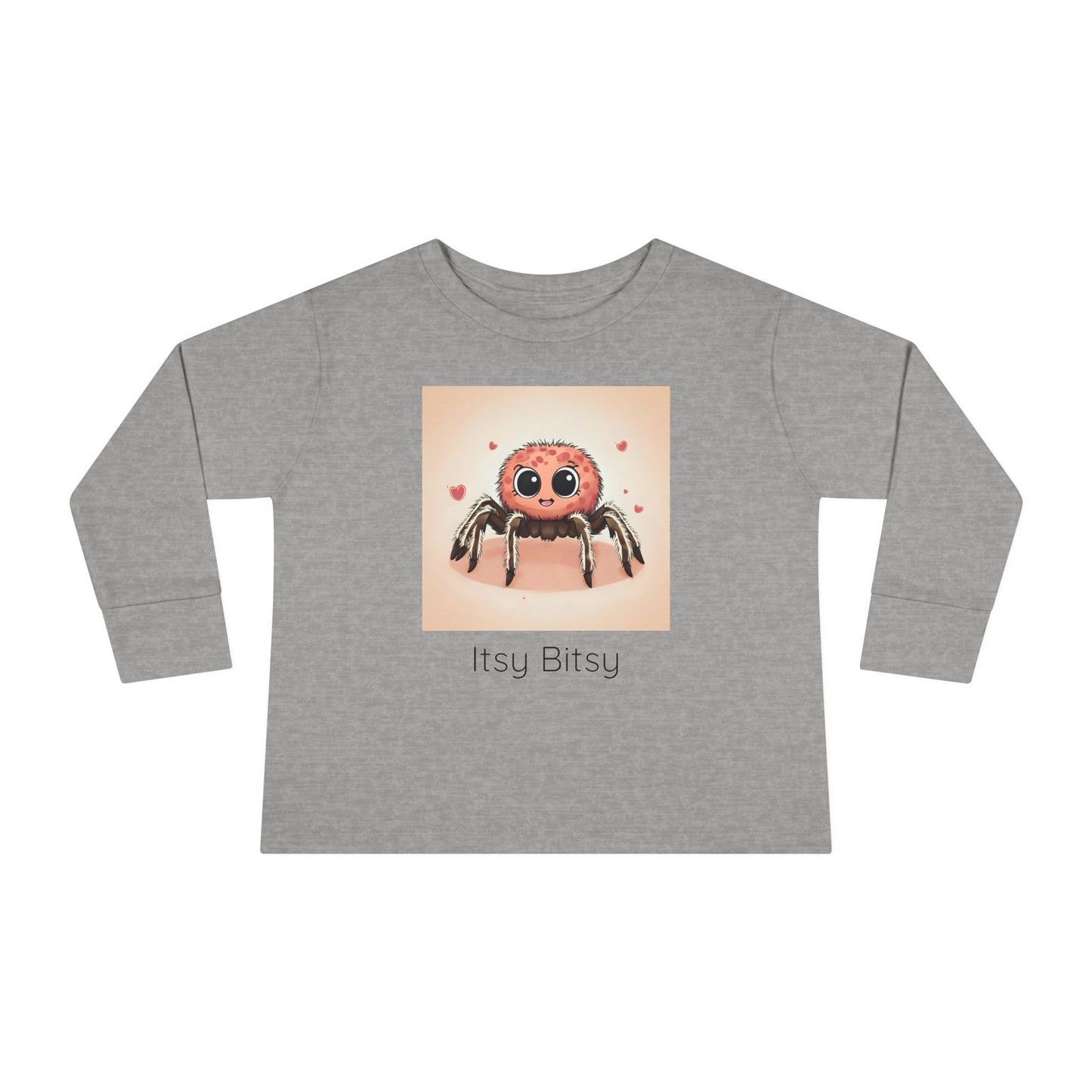 Spider Toddler Long Sleeve Shirt — Cute Gender Neutral Tee