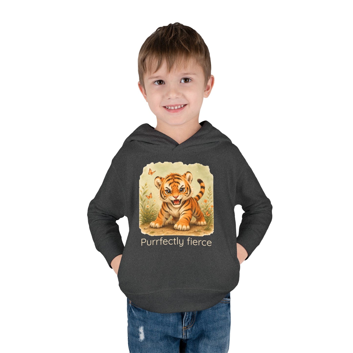 Tiger Toddler Hoodie — Gender Neutral Sweatshirt