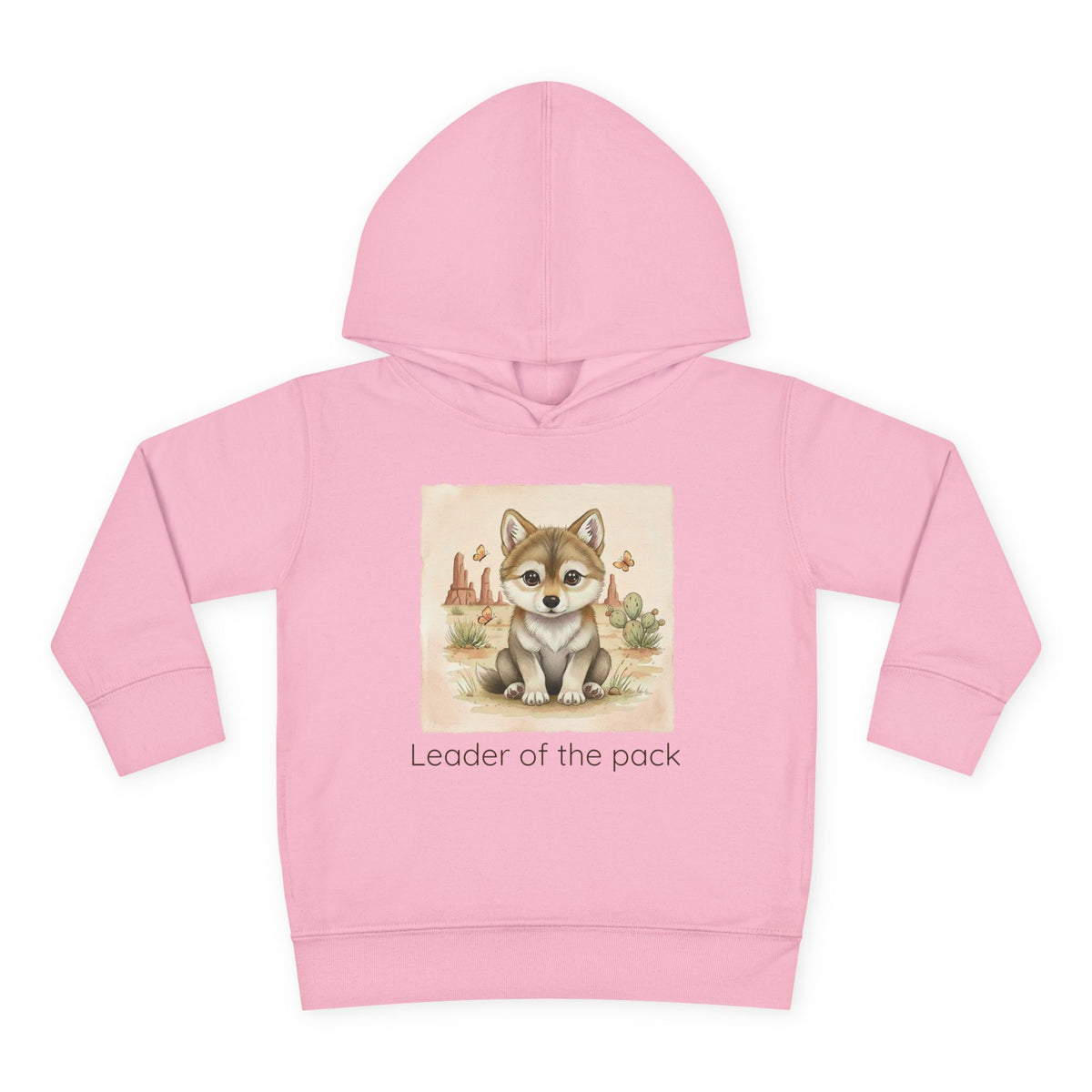 Wolf Toddler Hoodie — Gender Neutral Sweatshirt
