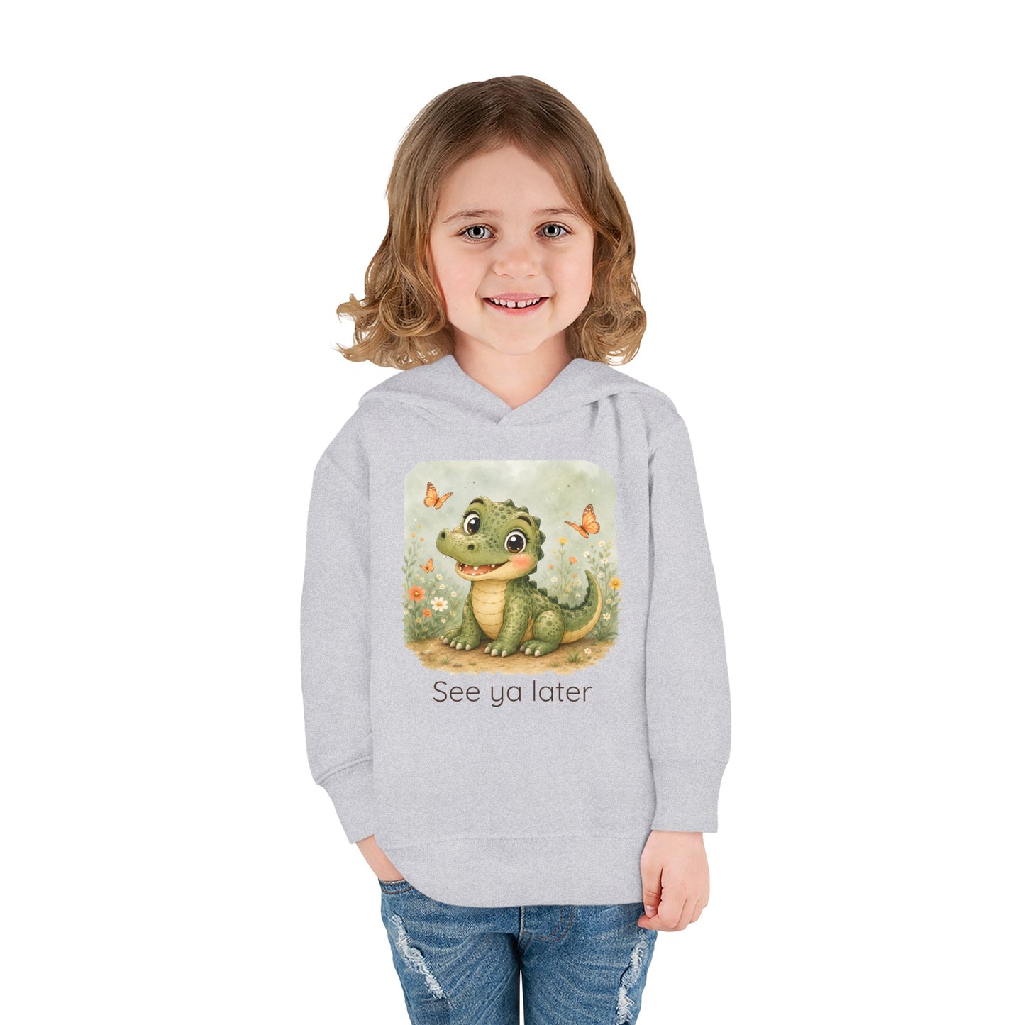 Alligator Toddler Hoodie — Gender Neutral Sweatshirt