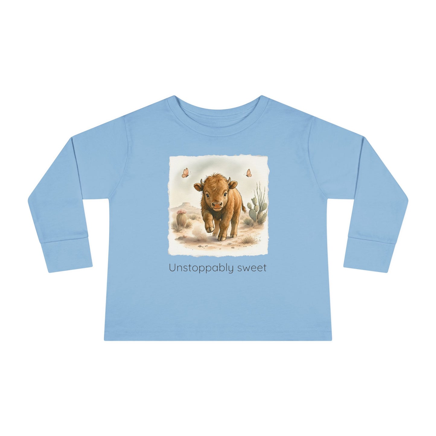 Buffalo Toddler Long Sleeve Shirt — Gender Neutral Tee