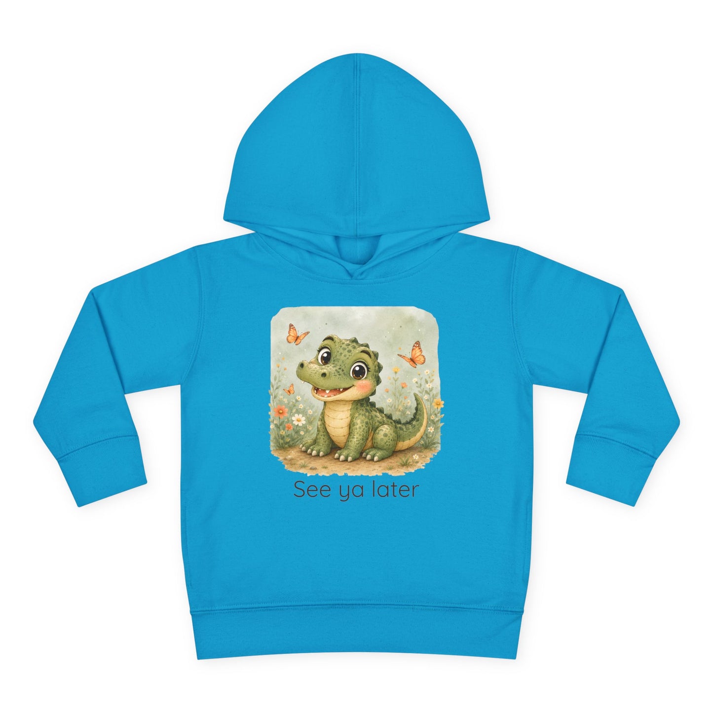 Alligator Toddler Hoodie — Gender Neutral Sweatshirt