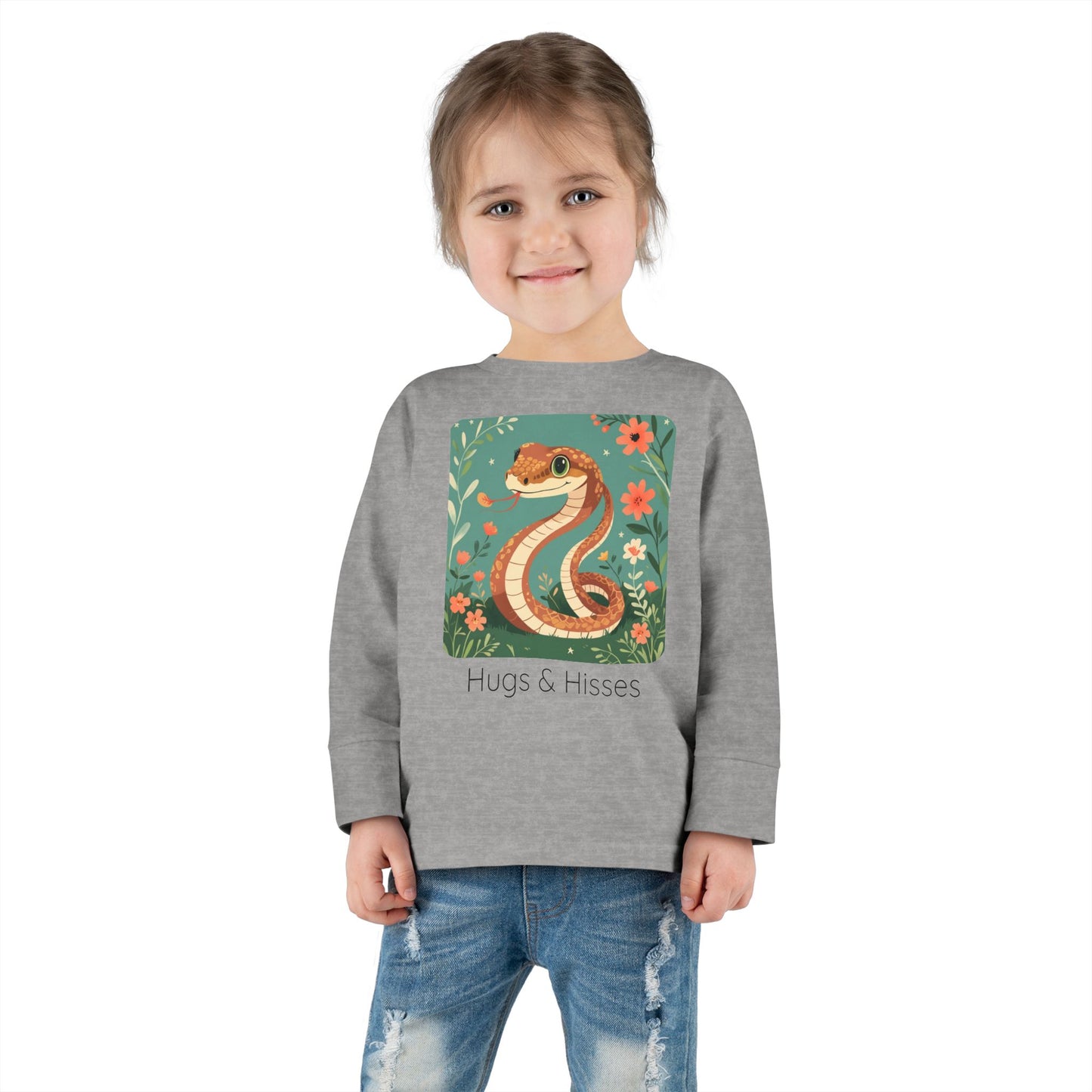 Snake Toddler Long Sleeve Shirt — Gender Neutral Tee