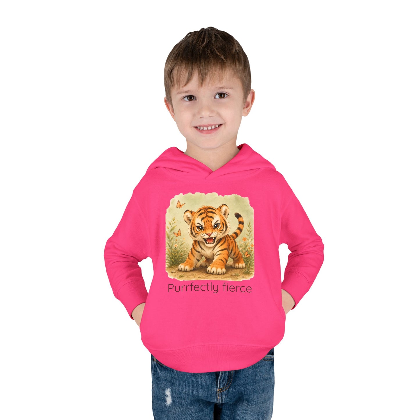Tiger Toddler Hoodie — Gender Neutral Sweatshirt
