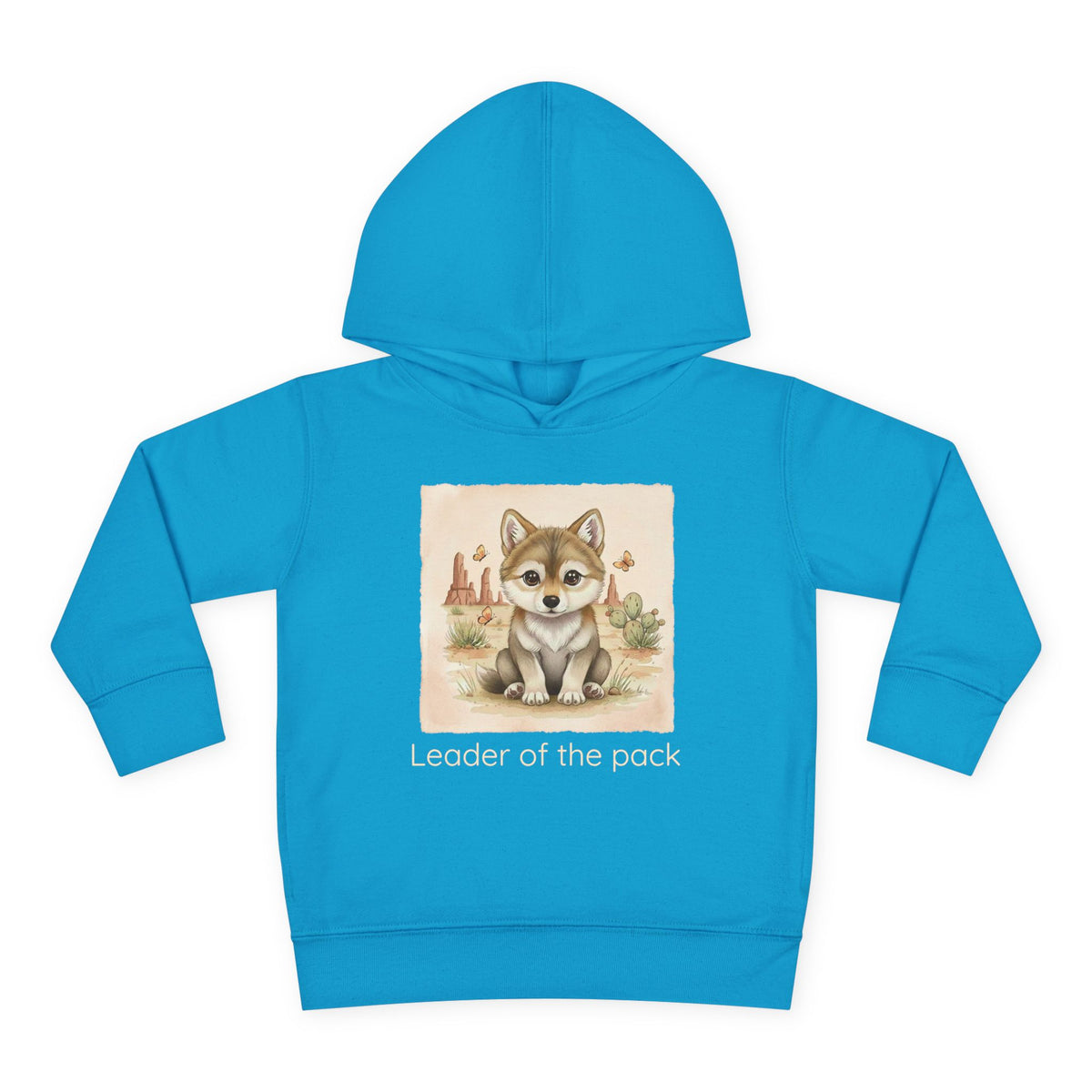 Wolf Toddler Hoodie — Gender Neutral Sweatshirt