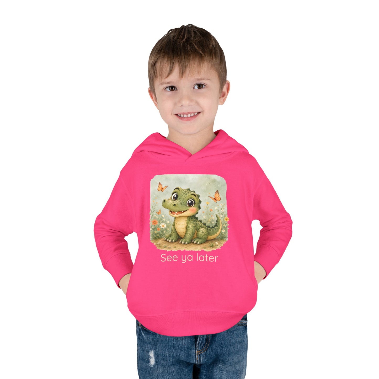 Alligator Toddler Hoodie — Gender Neutral Sweatshirt