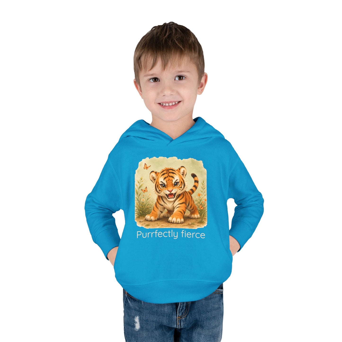 Tiger Toddler Hoodie — Gender Neutral Sweatshirt