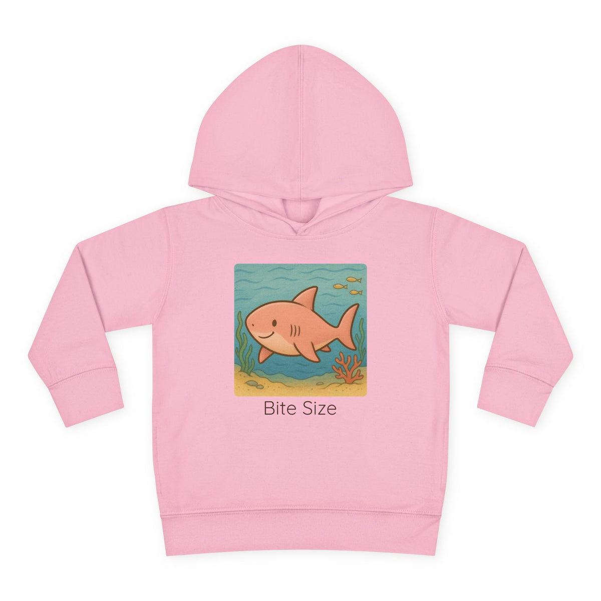 Shark print toddler hoodie sweatshirt in Vintage Smoke, gender-neutral kids clothing