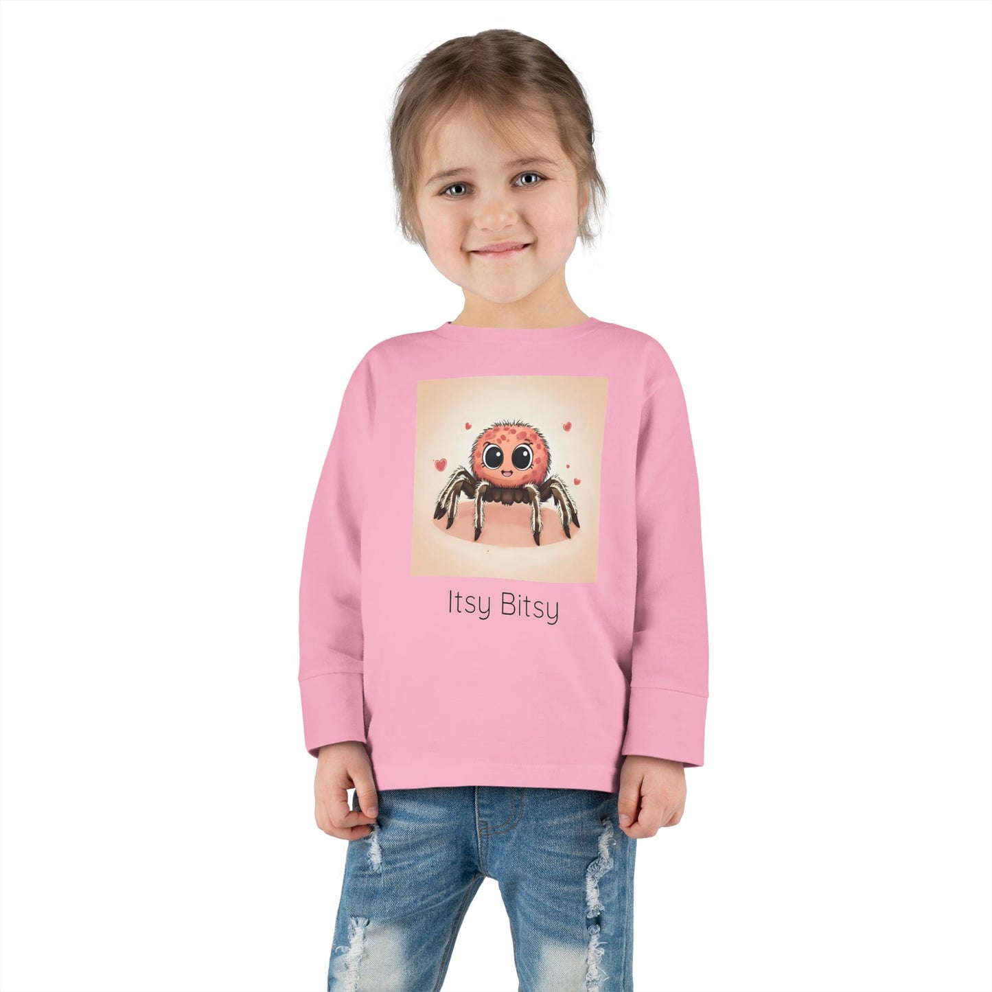 Spider Toddler Long Sleeve Shirt — Cute Gender Neutral Tee