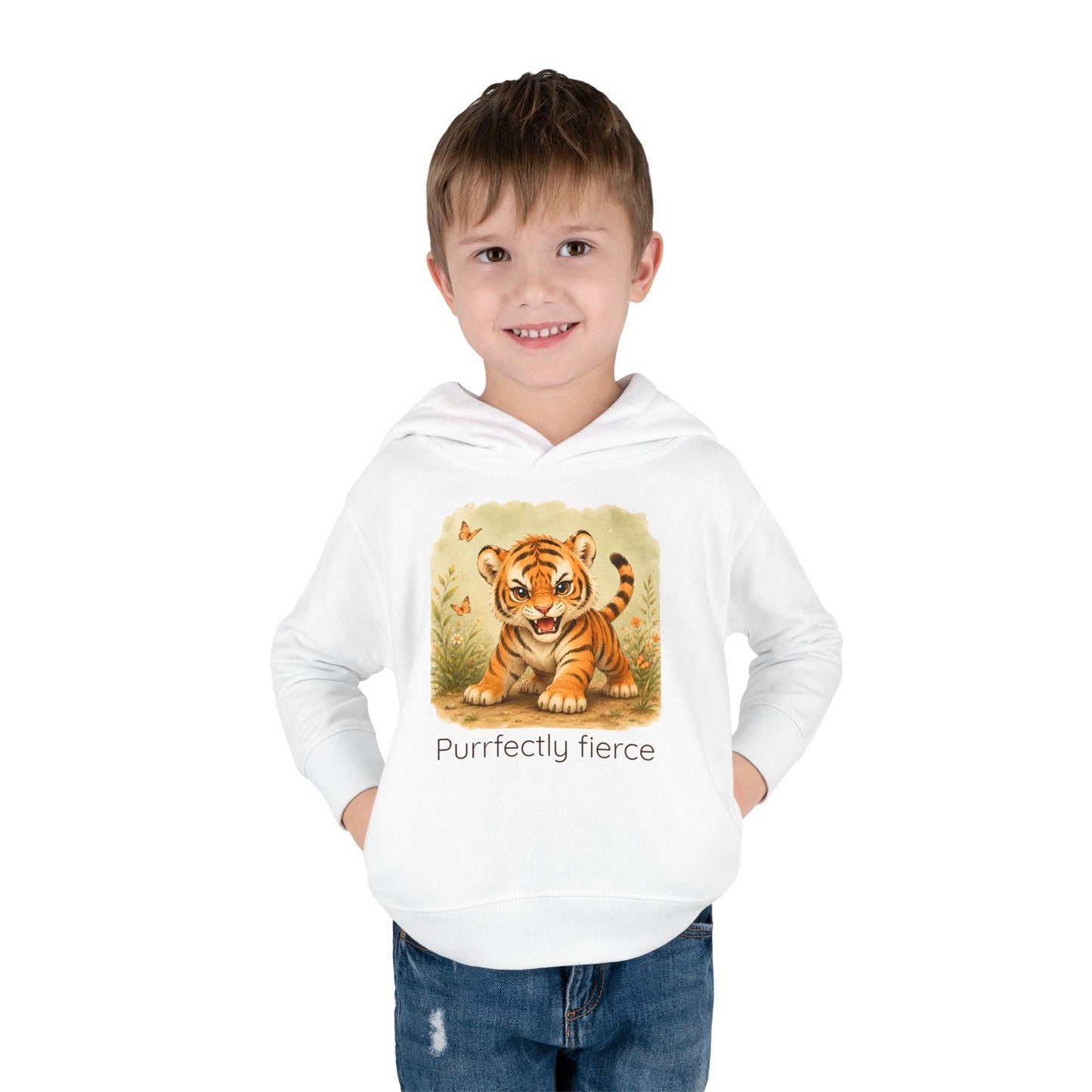 Tiger Toddler Hoodie — Gender Neutral Sweatshirt
