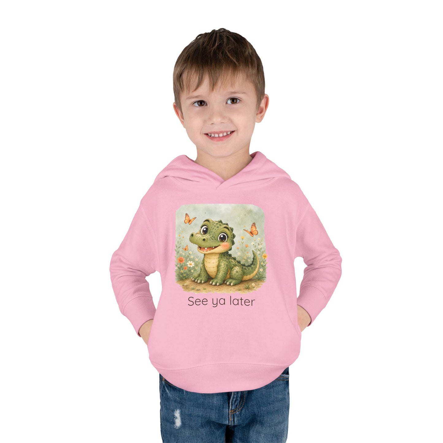 Alligator Toddler Hoodie — Gender Neutral Sweatshirt