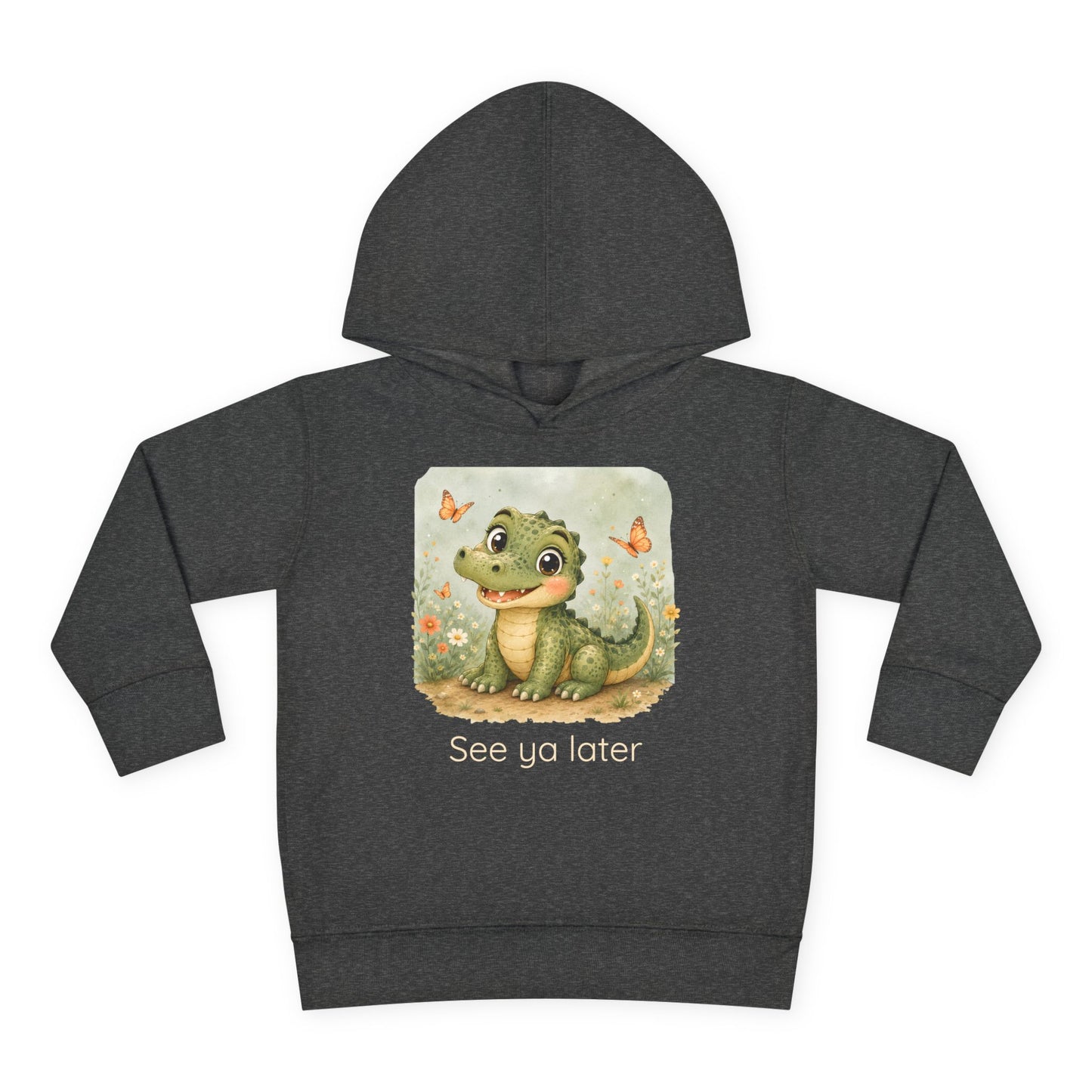 Alligator Toddler Hoodie — Gender Neutral Sweatshirt