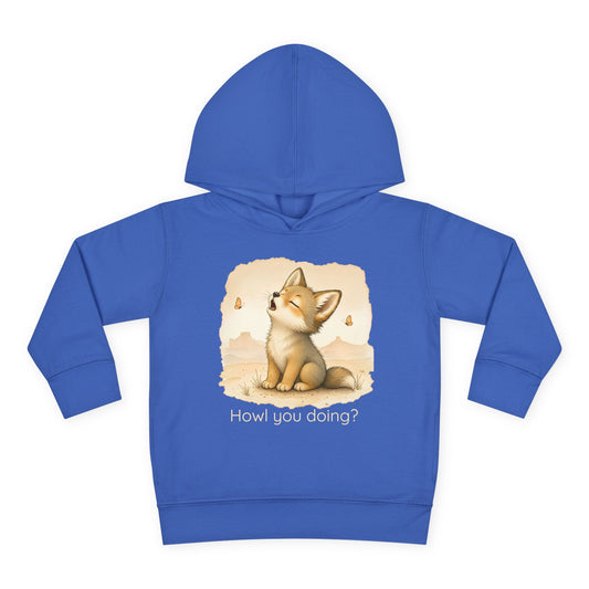 Coyote Toddler Hoodie — Gender Neutral Sweatshirt