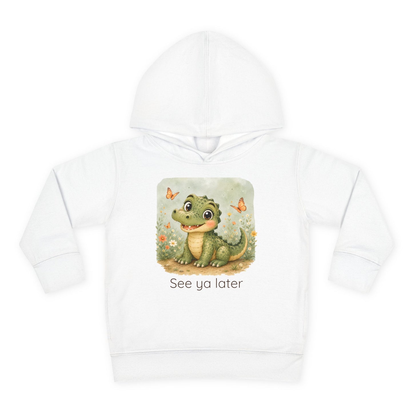 Alligator Toddler Hoodie — Gender Neutral Sweatshirt