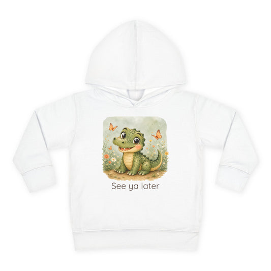 Alligator Toddler Hoodie — Gender Neutral Sweatshirt