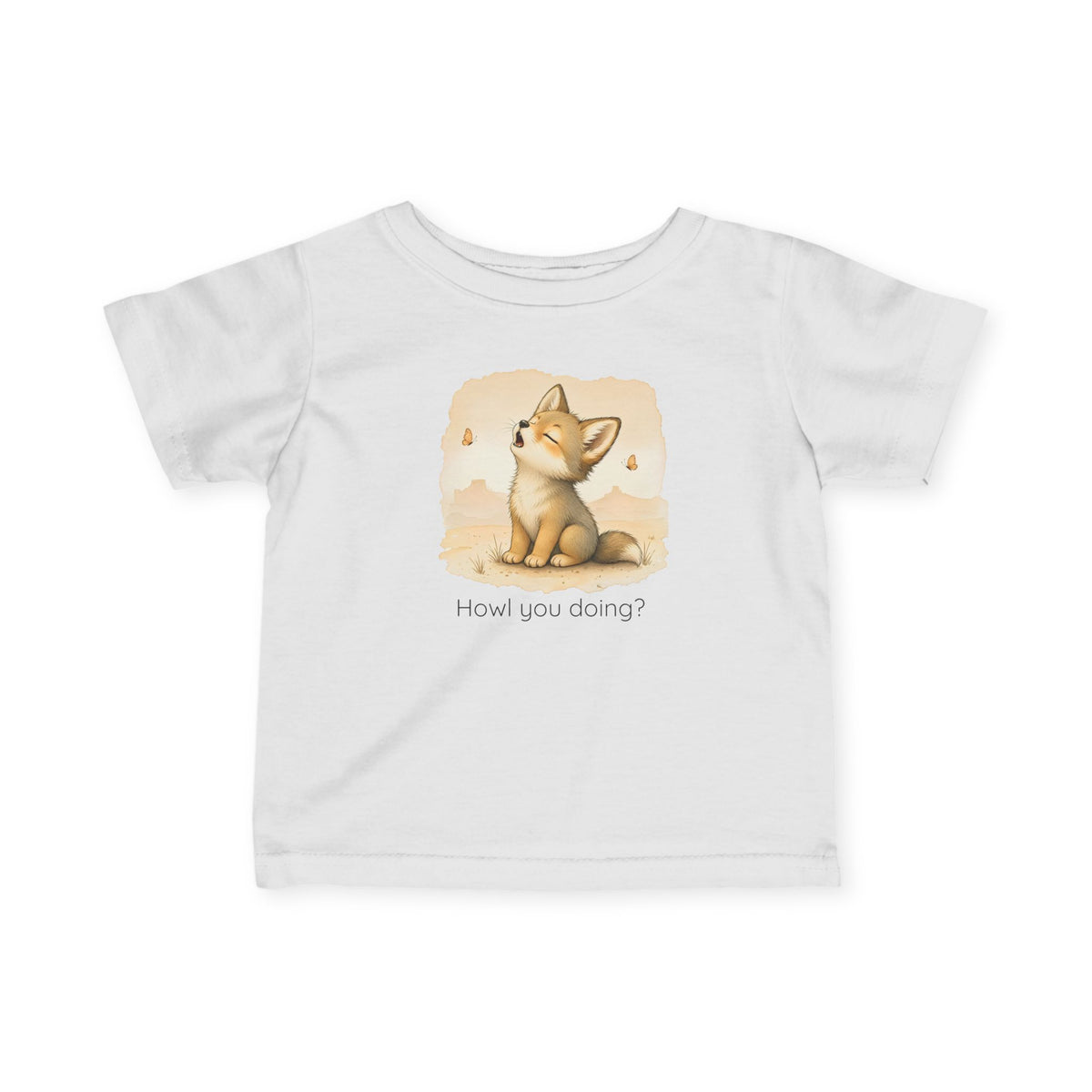 Coyote Infant T-Shirt — Cute Gender Neutral Tee