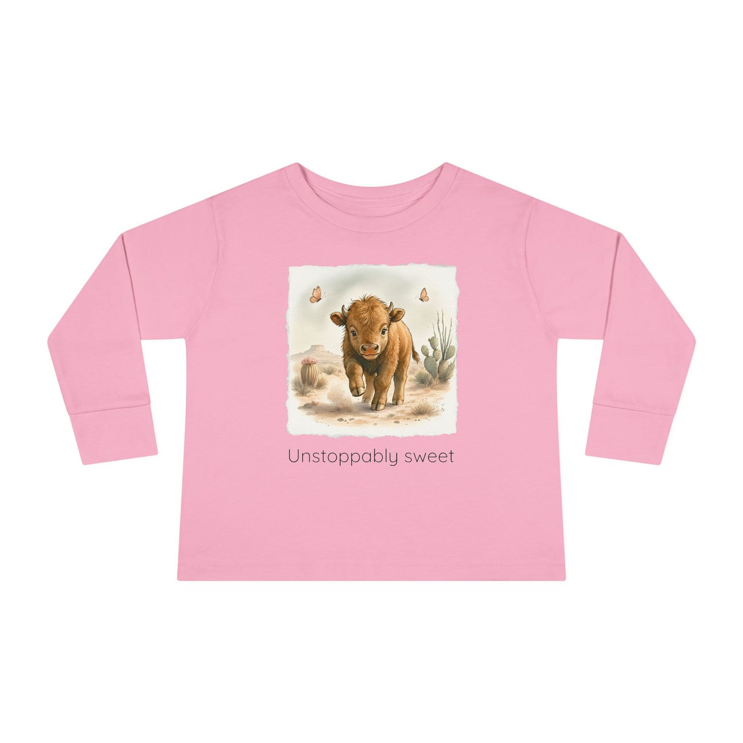 Buffalo Toddler Long Sleeve Shirt — Gender Neutral Tee