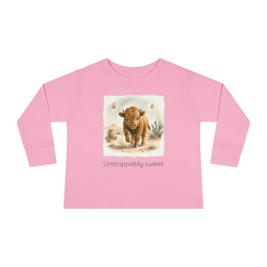 Buffalo Toddler Long Sleeve Shirt — Gender Neutral Tee