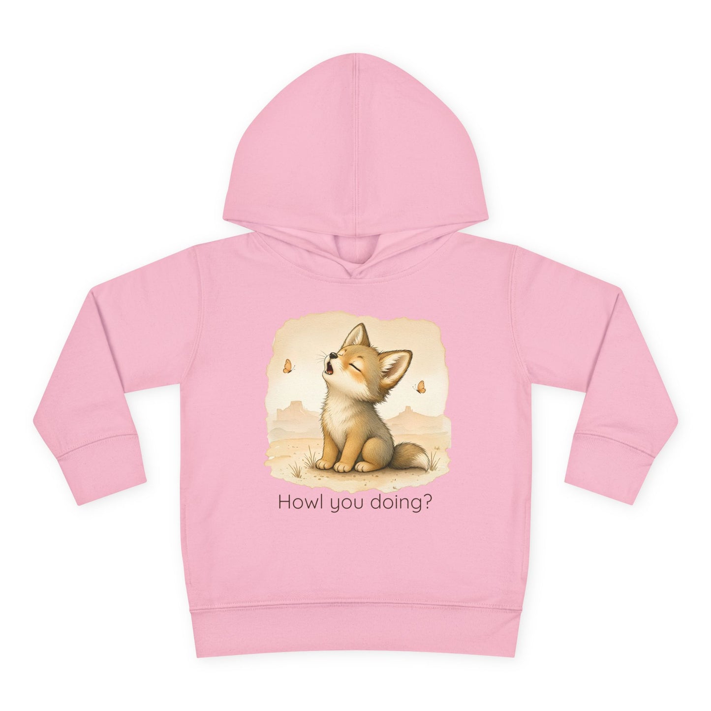 Coyote Toddler Hoodie — Gender Neutral Sweatshirt