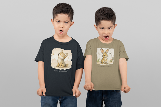 Coyote Toddler T-Shirt — Gender Neutral Animal Tee