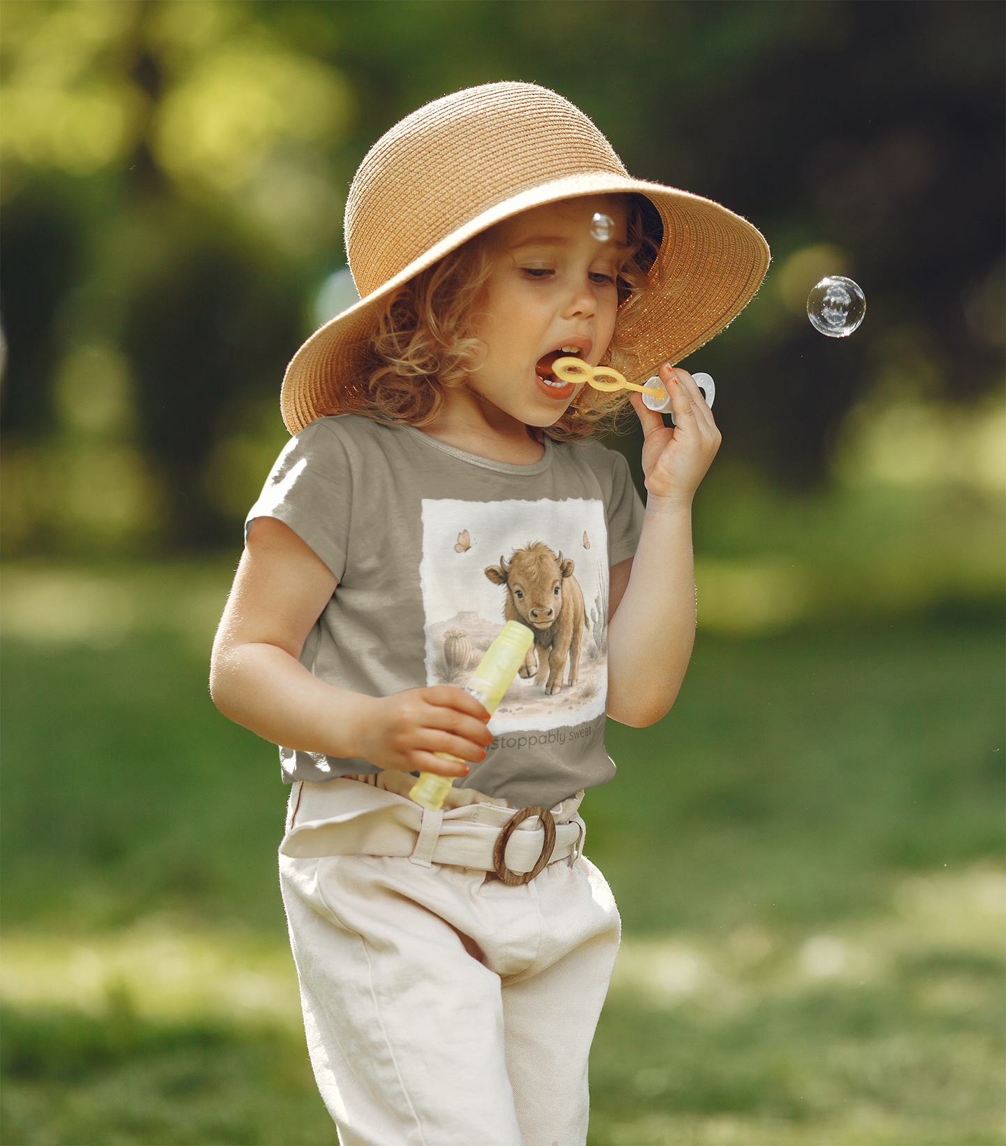 Buffalo Toddler T-Shirt — Gender Neutral Animal Tee