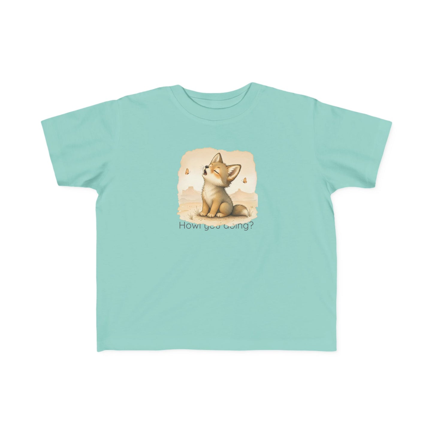Coyote Toddler T-Shirt — Gender Neutral Animal Tee