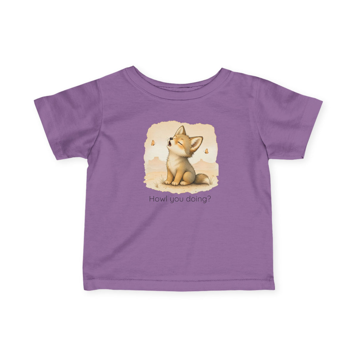 Coyote Infant T-Shirt — Cute Gender Neutral Tee