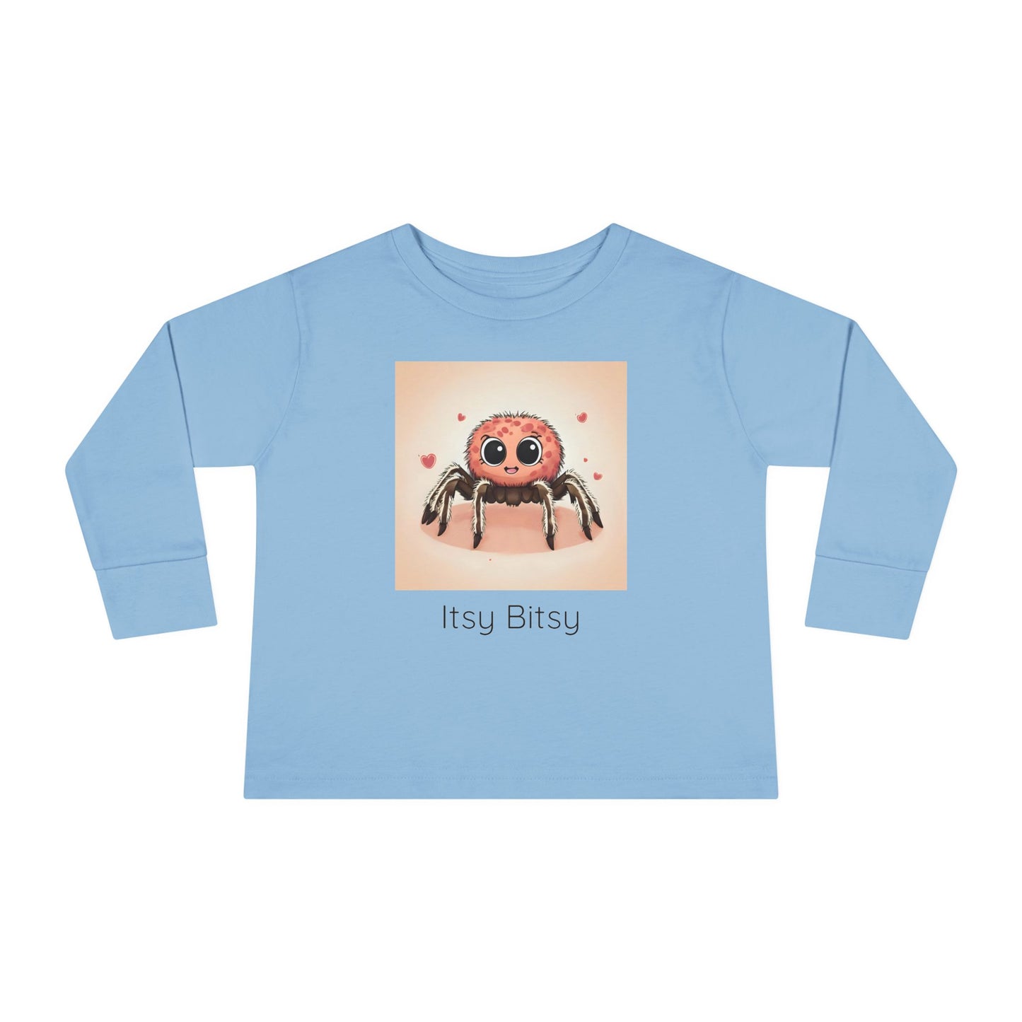 Spider Toddler Long Sleeve Shirt — Cute Gender Neutral Tee
