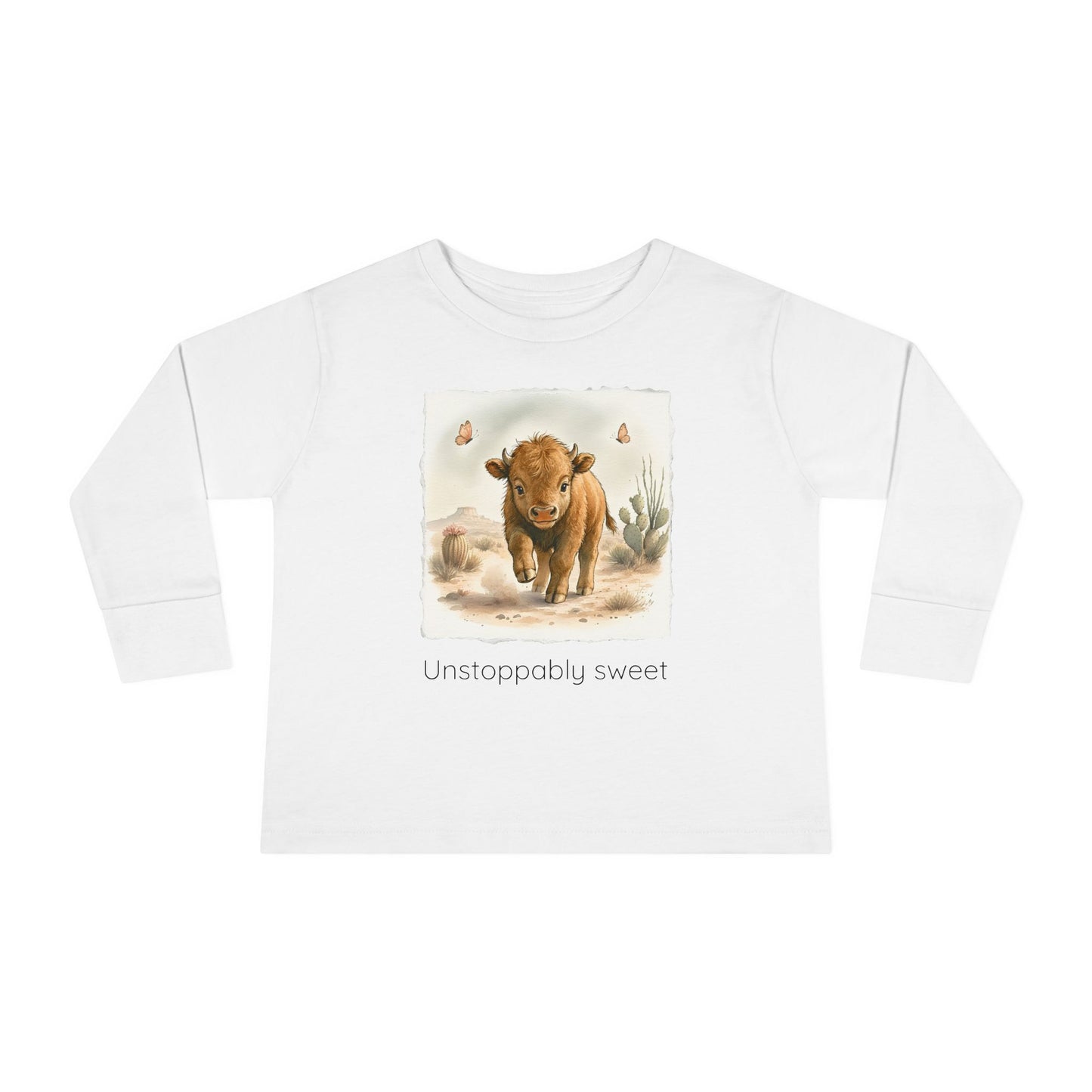 Buffalo Toddler Long Sleeve Shirt — Gender Neutral Tee