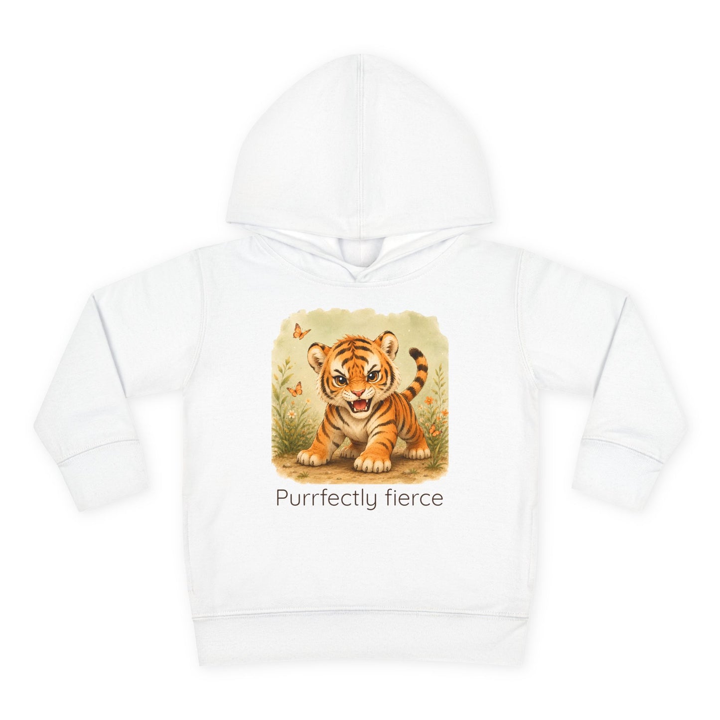 Tiger Toddler Hoodie — Gender Neutral Sweatshirt