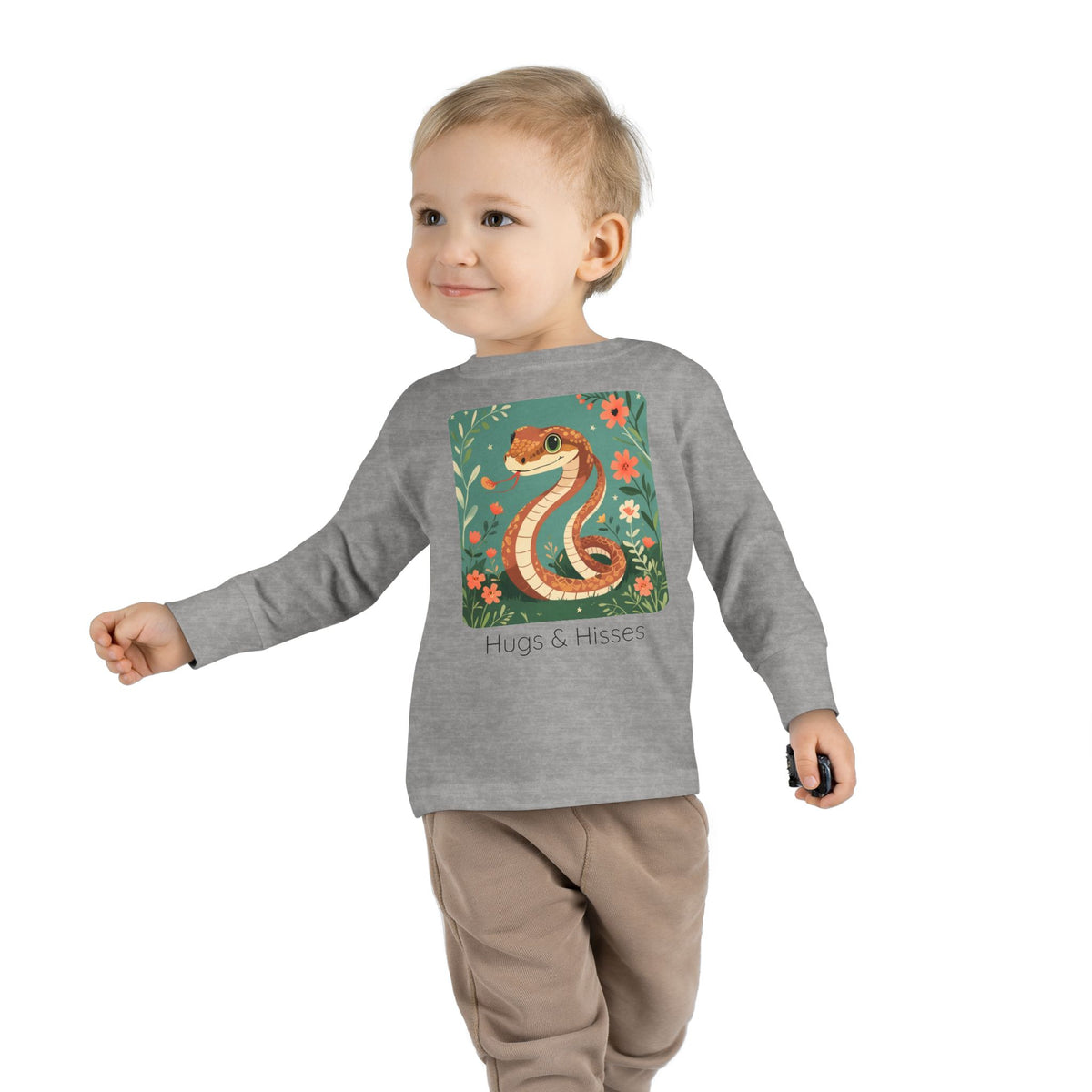 Snake Toddler Long Sleeve Shirt — Gender Neutral Tee