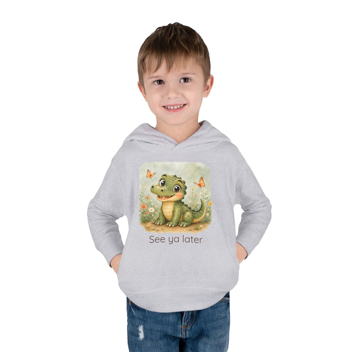 Alligator Toddler Hoodie — Gender Neutral Sweatshirt