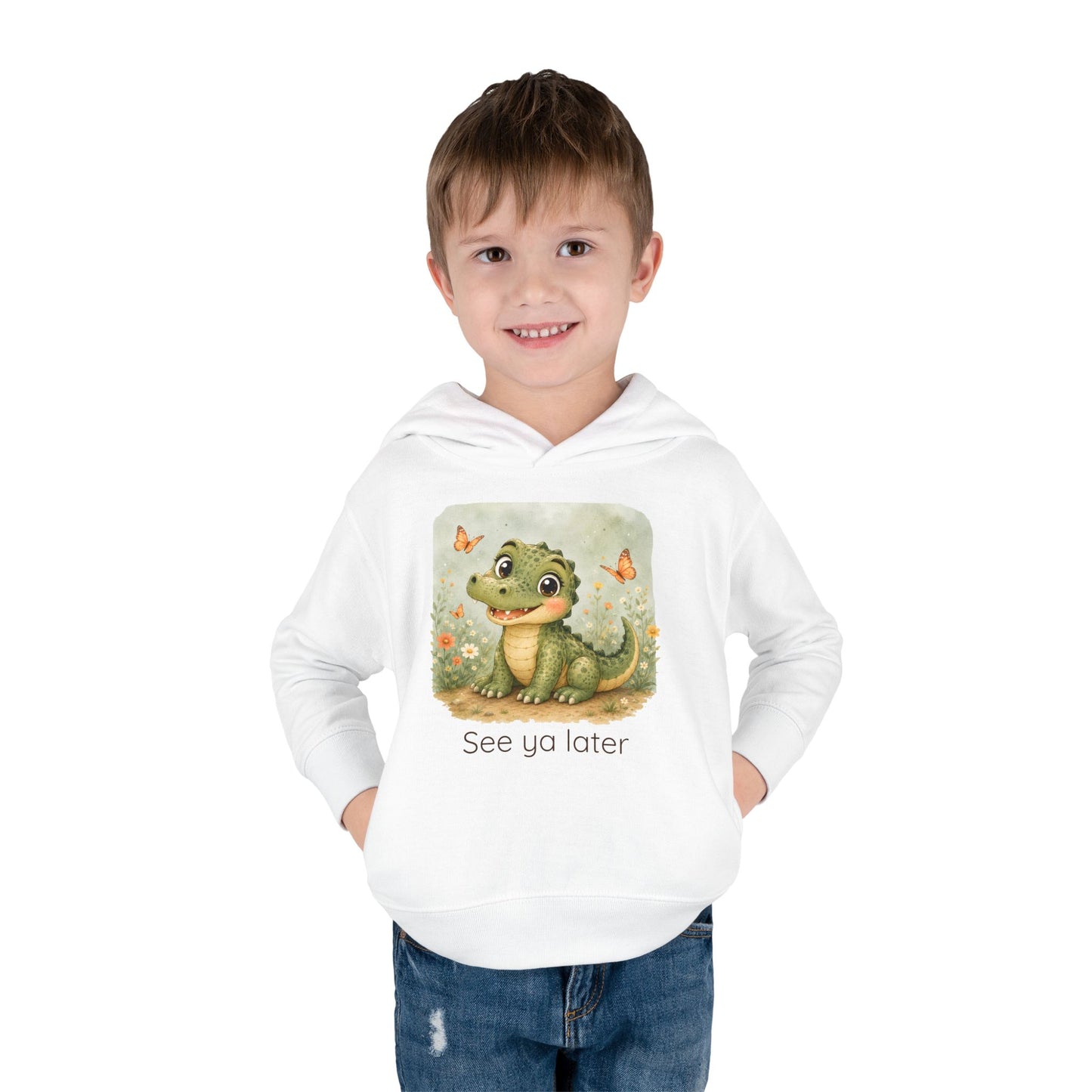 Alligator Toddler Hoodie — Gender Neutral Sweatshirt