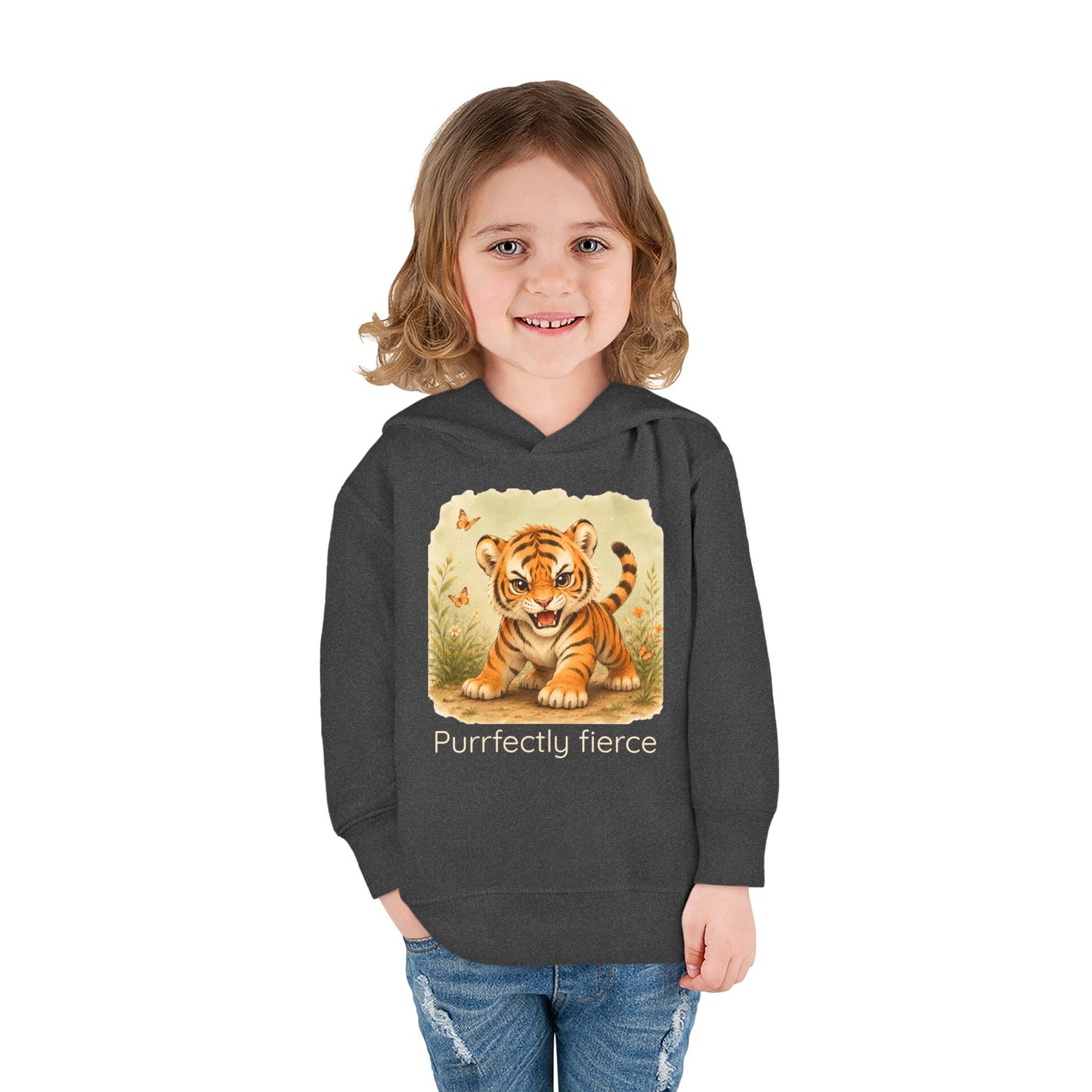 Tiger Toddler Hoodie — Gender Neutral Sweatshirt