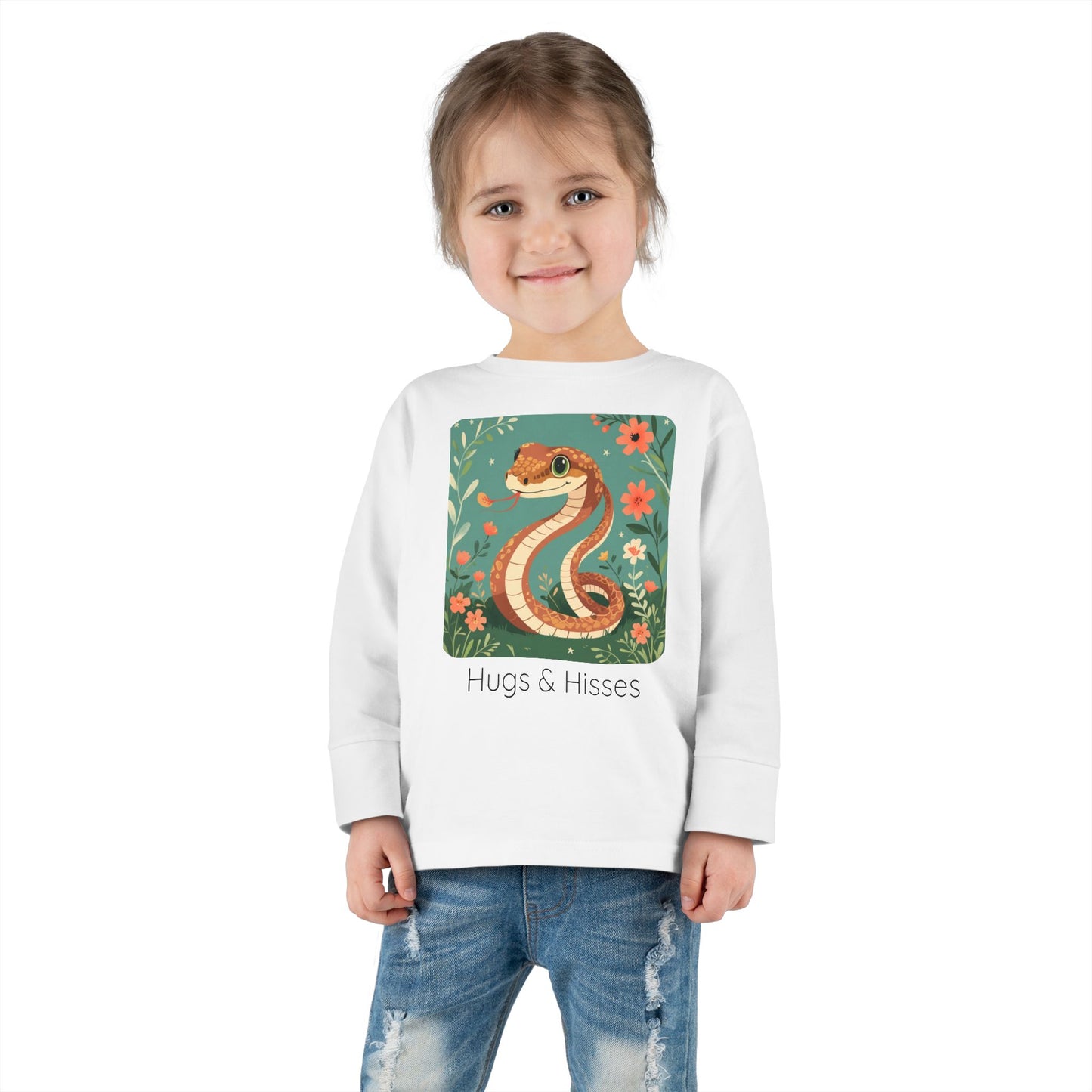 Snake Toddler Long Sleeve Shirt — Gender Neutral Tee
